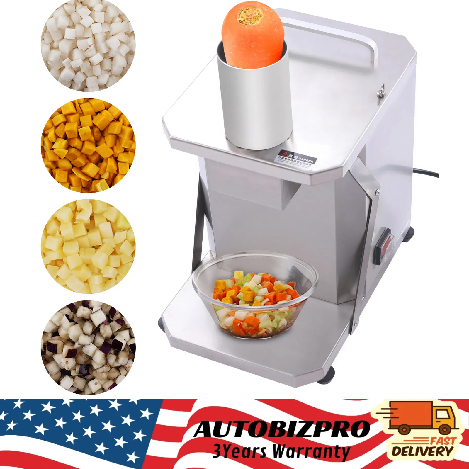 Commercial Vegetable Fruit Dicer Onion Tomato Dicer Chopper Home Restaurant