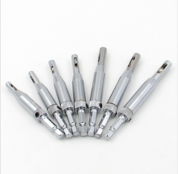 7Pcs Self Centering Drill Bit Set Wood Window Door Hinge Drill Bits Tool DIY