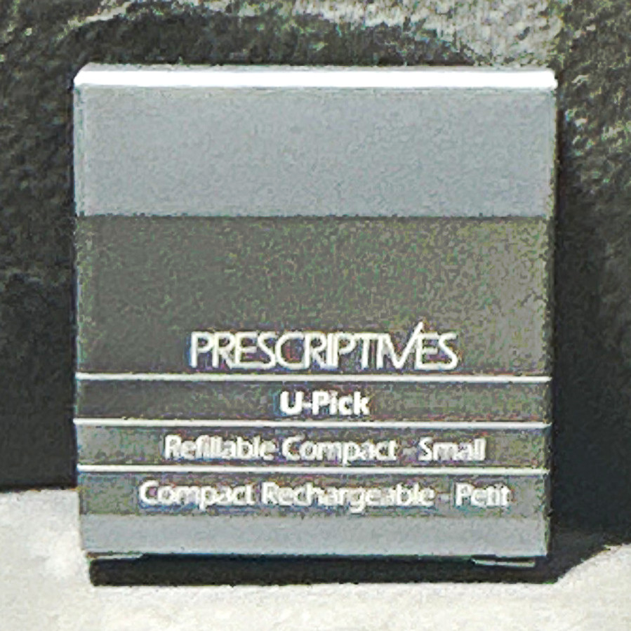 Prescriptives U-Pick Refillable Compact Small Gray Plastic Refillable Prescriptives U-Pick Refillable Compact Small Gray Plastic Refillable