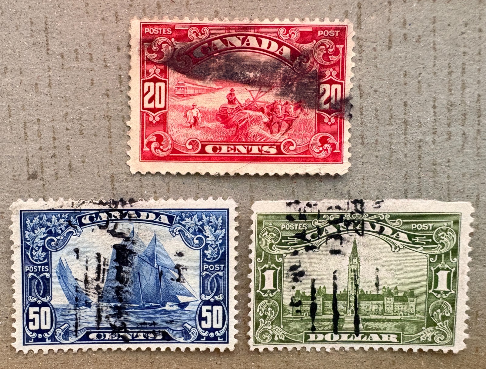 Canada 157-159 / 1929 Stamps / Used / Some Faults Canada 157-159 / 1929 Stamps / Used / Some Faults