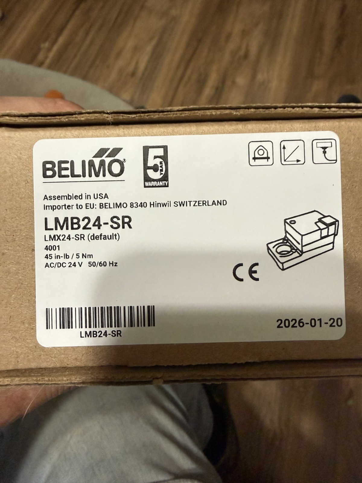 BELIMO LMB24-SR / LMB24SR (NEW IN BOX) BELIMO LMB24-SR / LMB24SR (NEW IN BOX)
