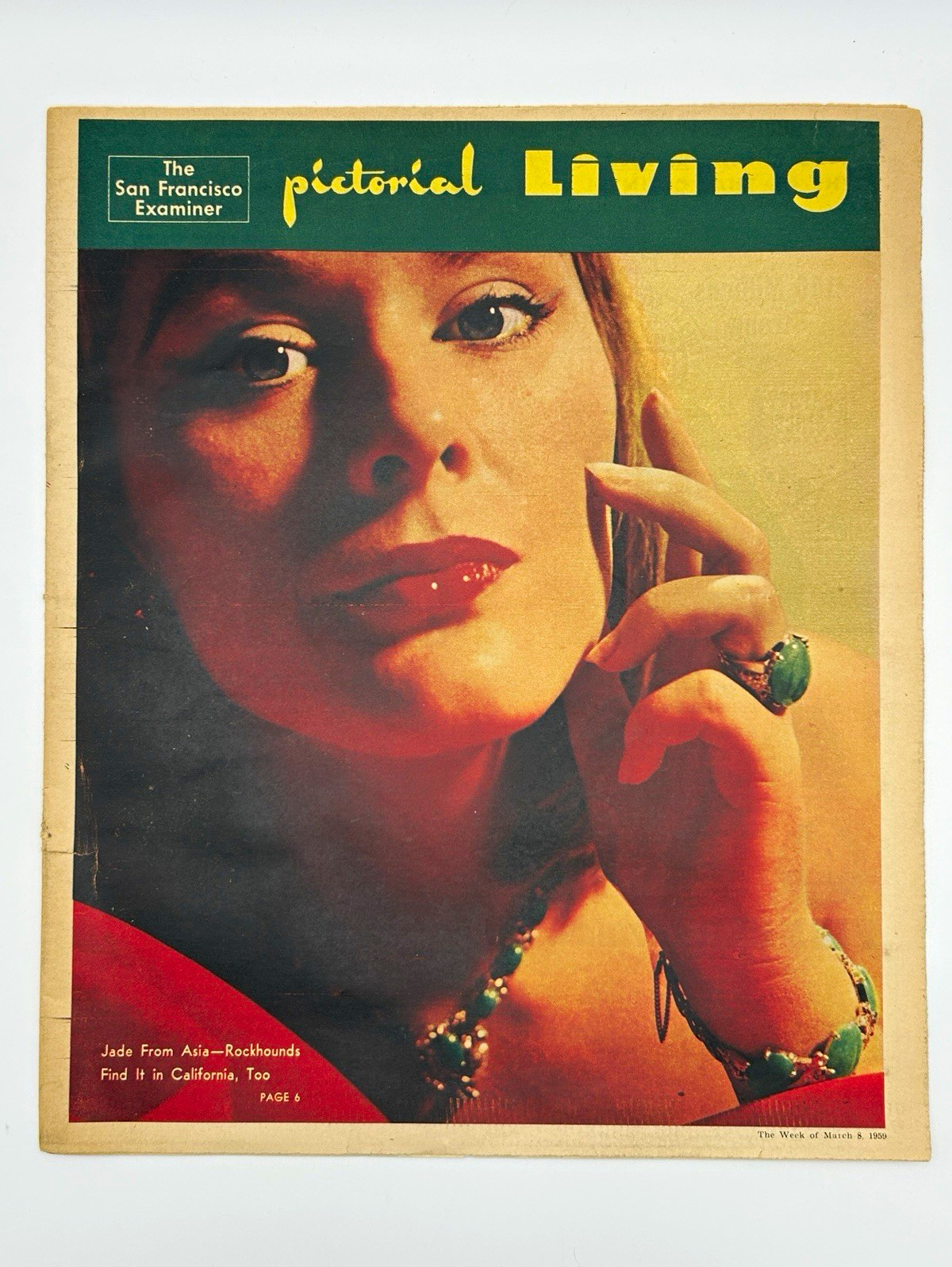 1959 Pictorial Living San Francisco Examiner Marilyn Monroe Some Like It Hot