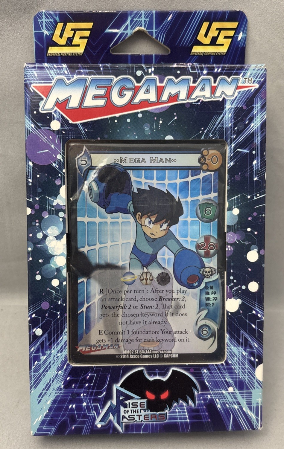 UFS CAPCOM Mega Man Rise of the Masters Starter Deck Jasco Games SEALED NEW UFS CAPCOM Mega Man Rise of the Masters Starter Deck Jasco Games SEALED NEW