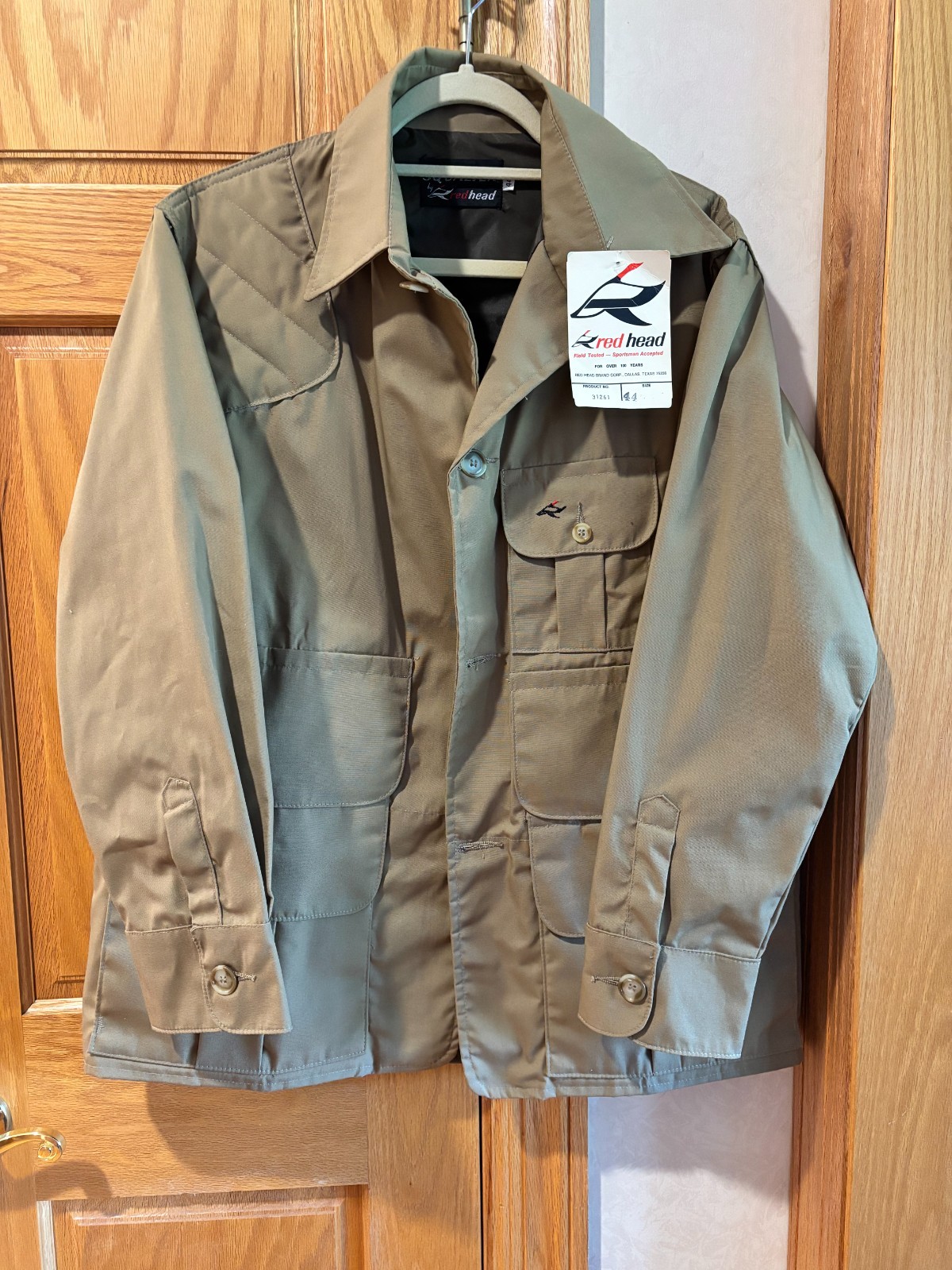 Vtg 50s 60s Red Head Squaltex Hunting Jacket Field Coat Mens L Canvas Shooting