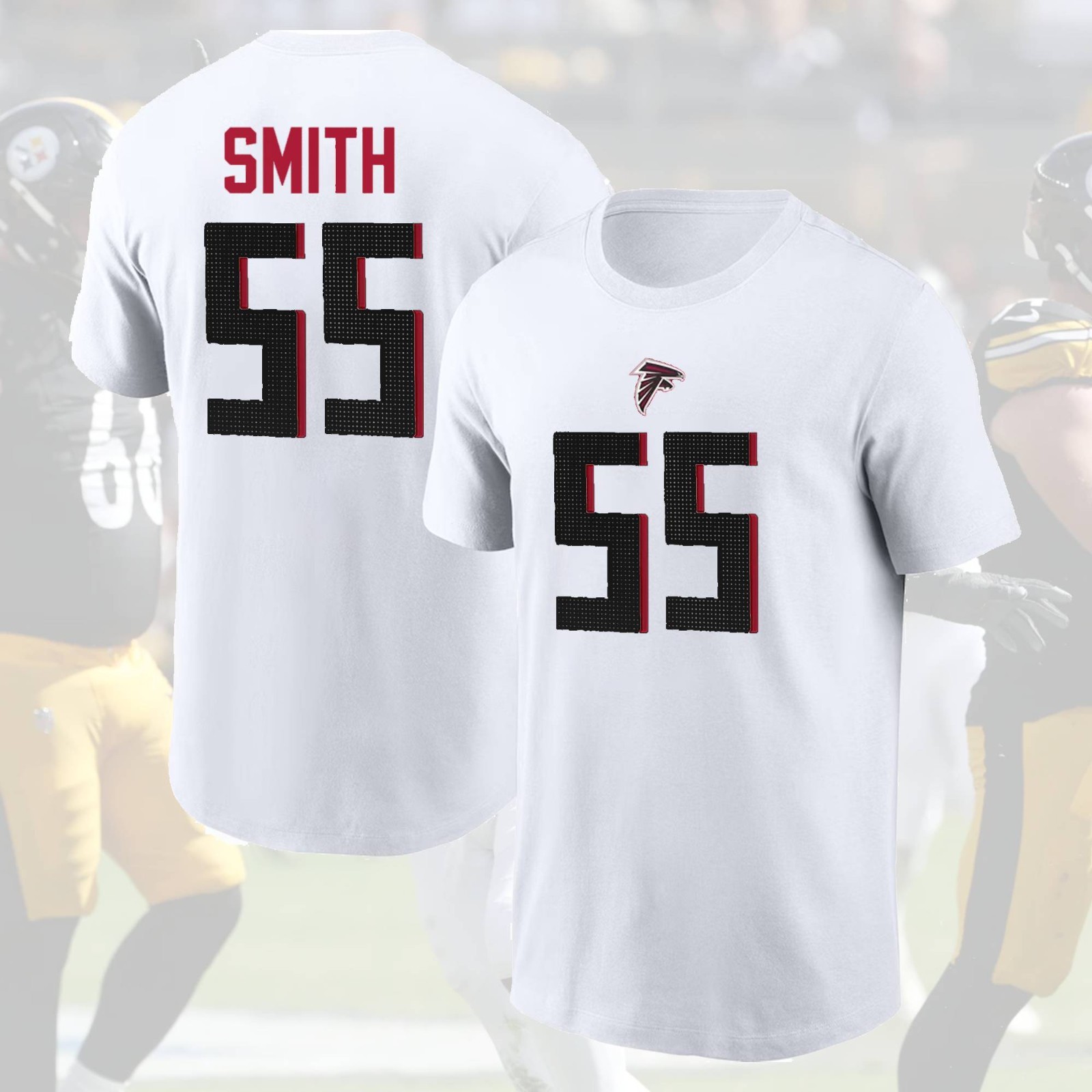 HOT Welcome Za\'Darius Smith #55 Atlanta Team Falcons 2026 Player Name & Number