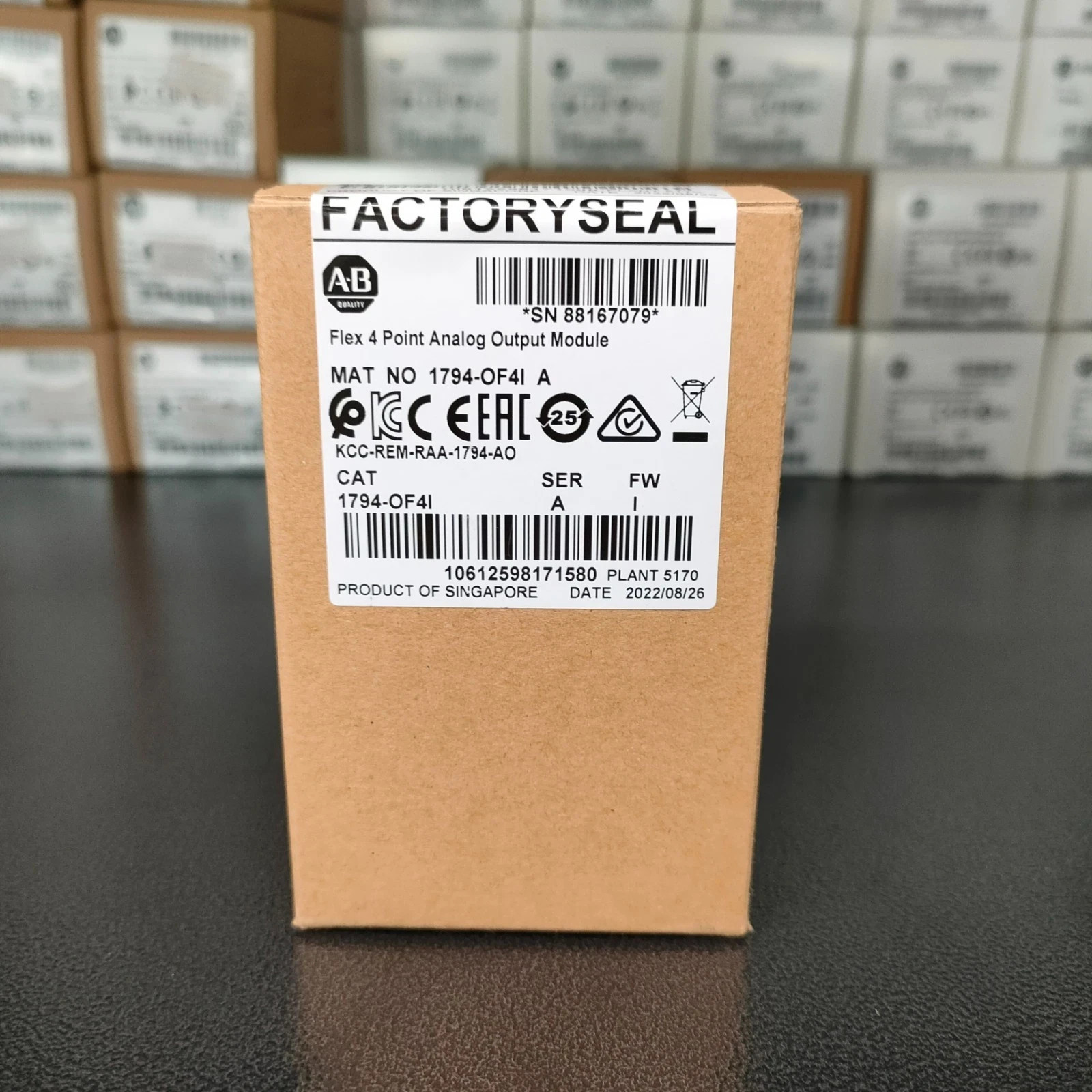 New Factory Sealed AB 1794-OF4I SER A Flex 4 Point Analog Output Module 1794OF4I New Factory Sealed AB 1794-OF4I SER A Flex 4 Point Analog Output Module 1794OF4I