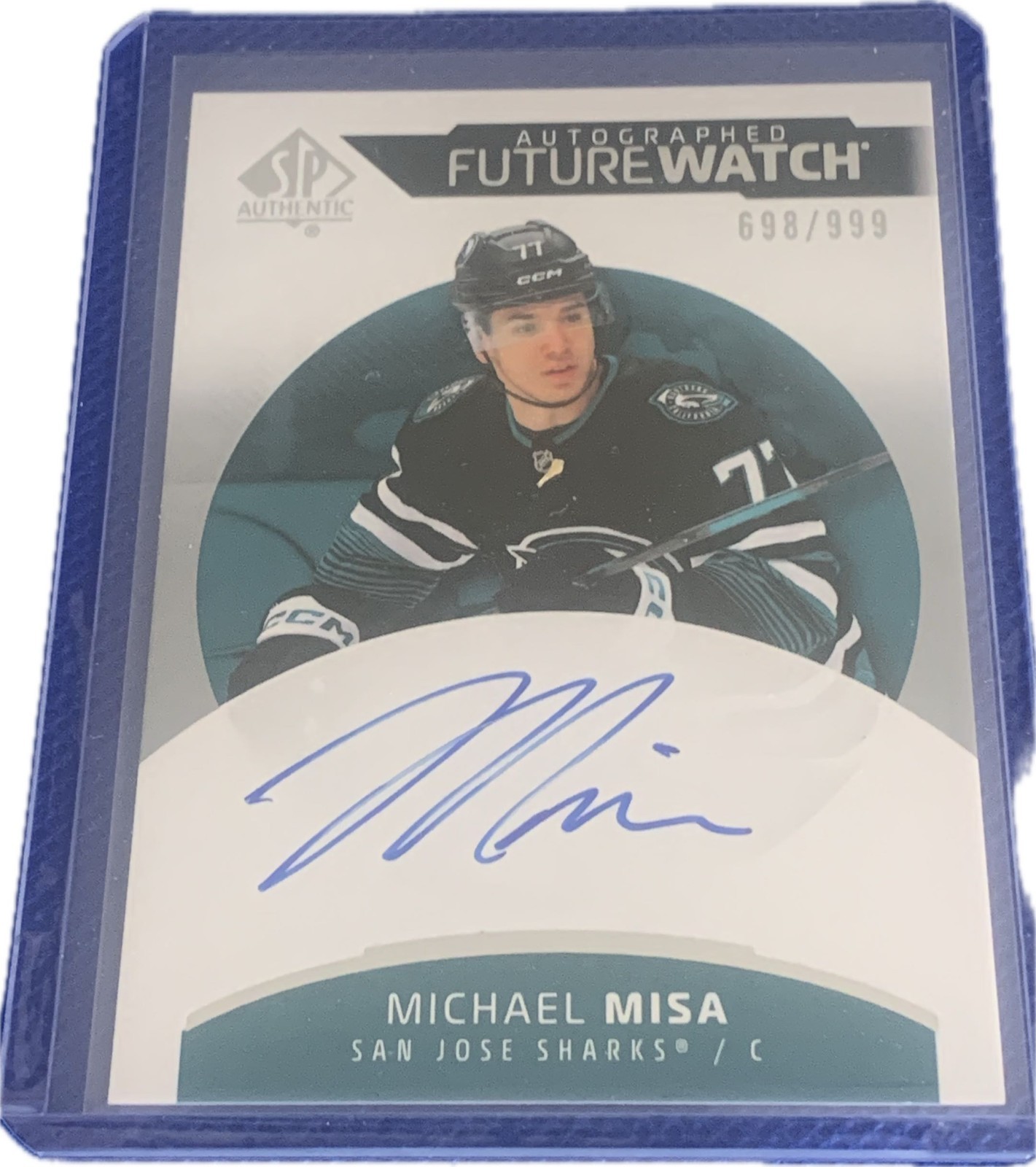 2025-2026 SPA Michael Misa Future Watch Auto 698/999 2025-2026 SPA Michael Misa Future Watch Auto 698/999
