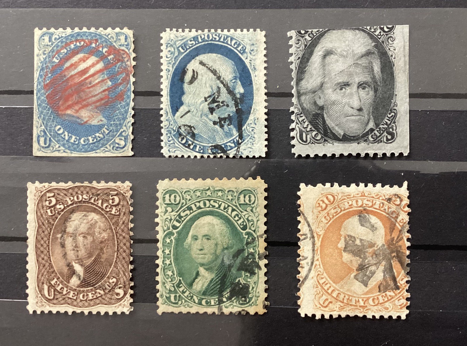US Classic Stamp Lot Scott #24 63 68 71 73 76 Used 1857-66 Clean Backs US Classic Stamp Lot Scott #24 63 68 71 73 76 Used 1857-66 Clean Backs