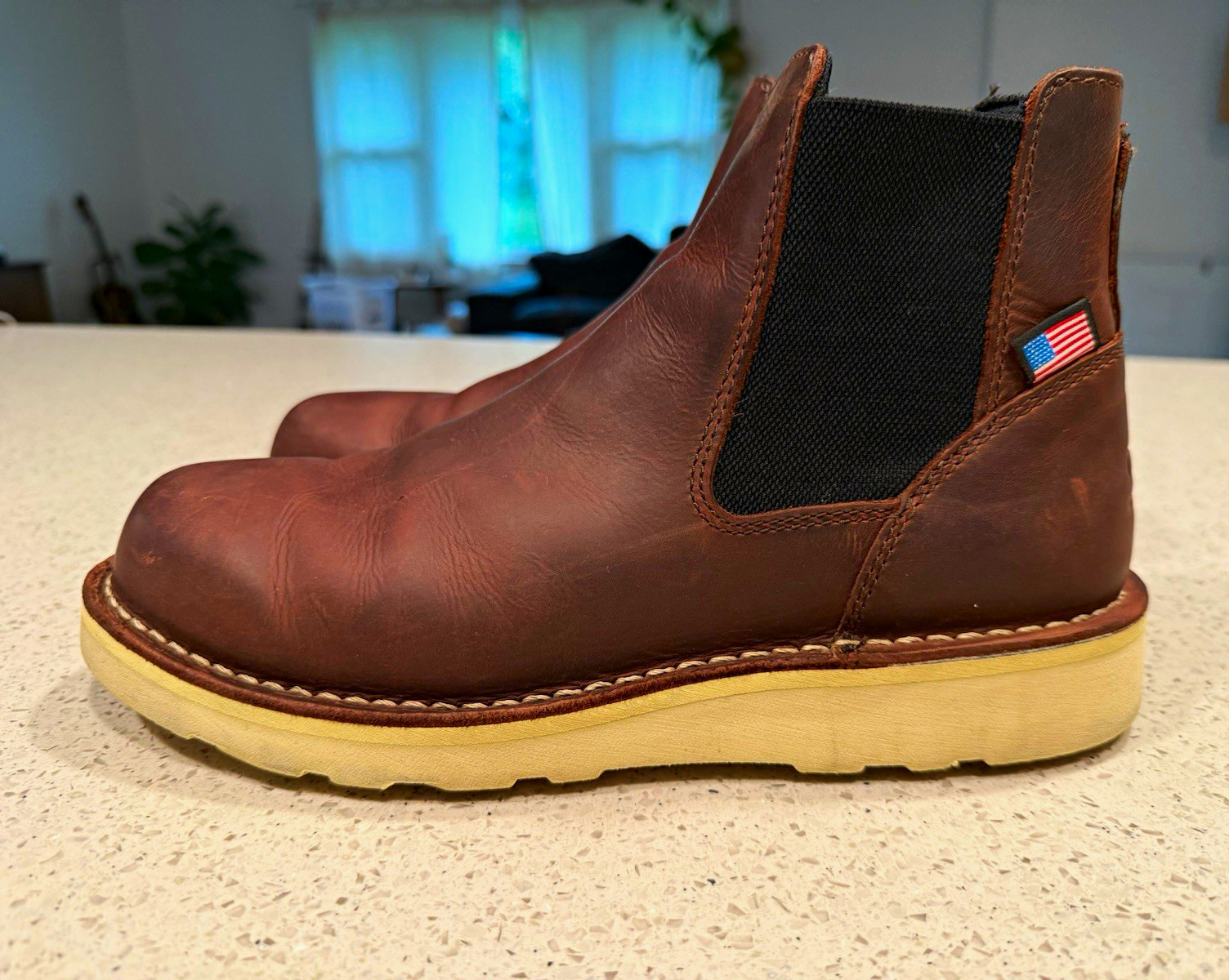 Danner Bull Run Brown Leather Chelsea 6” USED Good Condition Danner Bull Run Brown Leather Chelsea 6” USED Good Condition