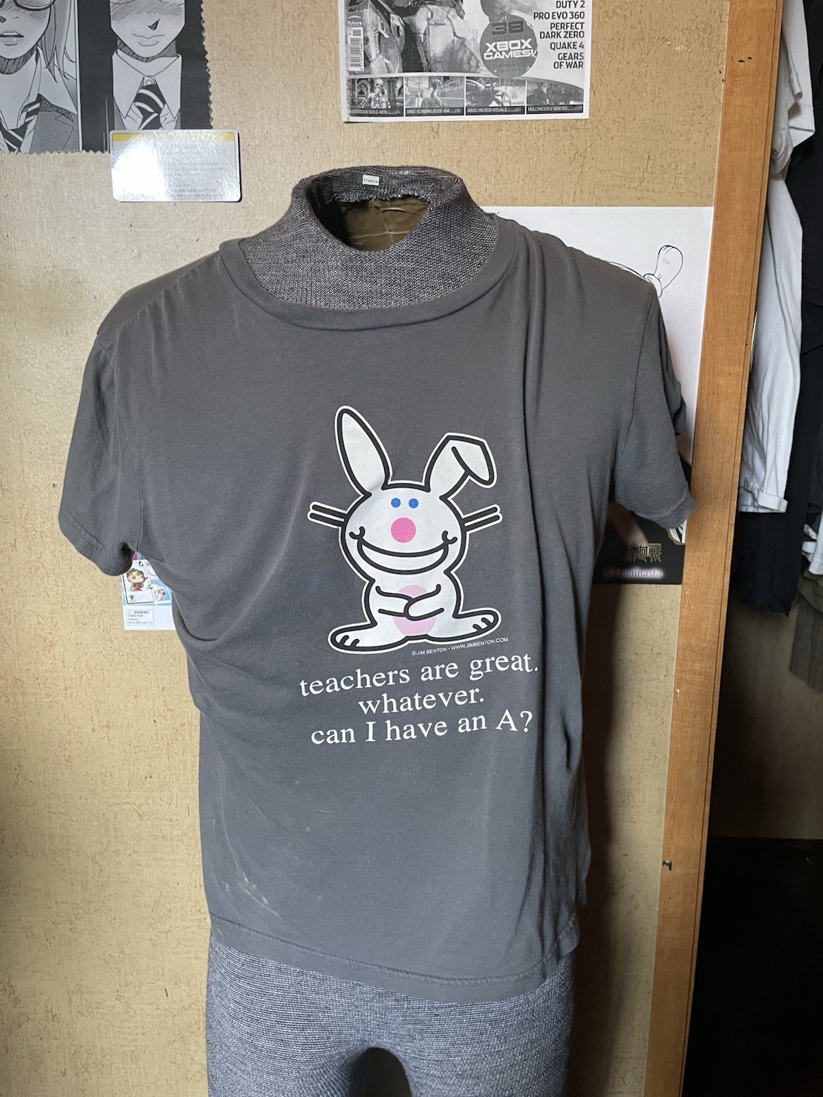 Jim Benton Happy Bunny T-Shirt Y2K