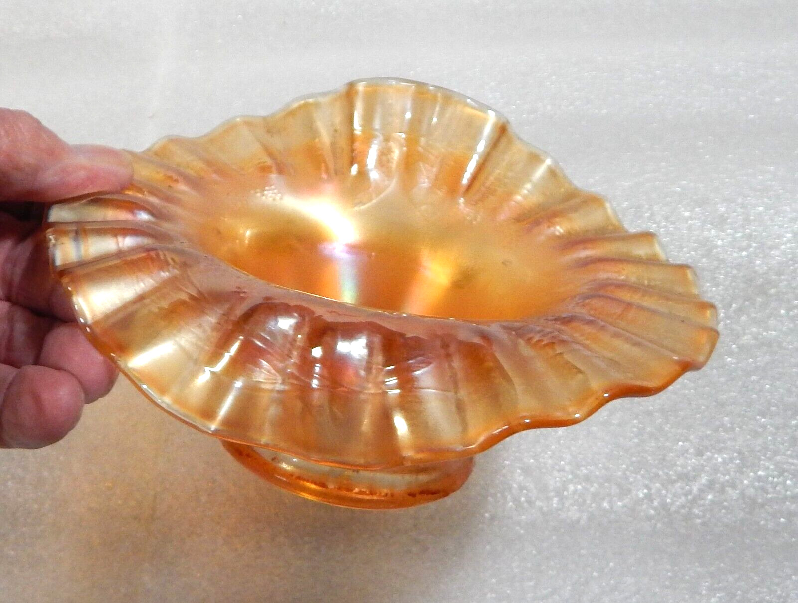 Bon Bon Vase Tulip Jack in the Pulpit Antique Fenton Blackberry Spray Marigold