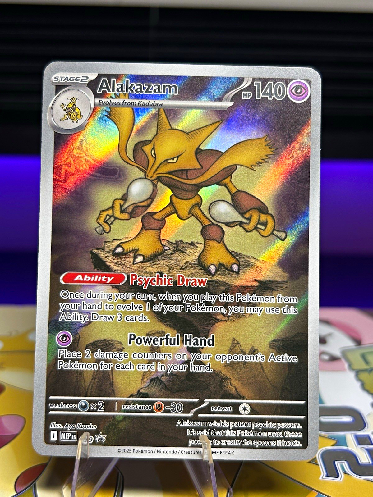 The Pokemon Company Alakazam 009 Me: Mega Evolution Promo Holo English HP140