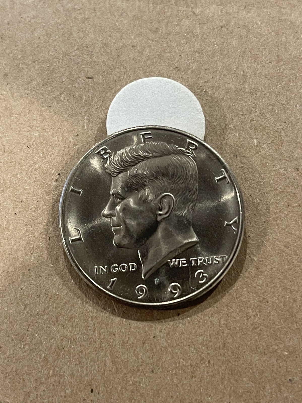 1993 P Clad Kennedy Half Dollar-Nice Rim- 