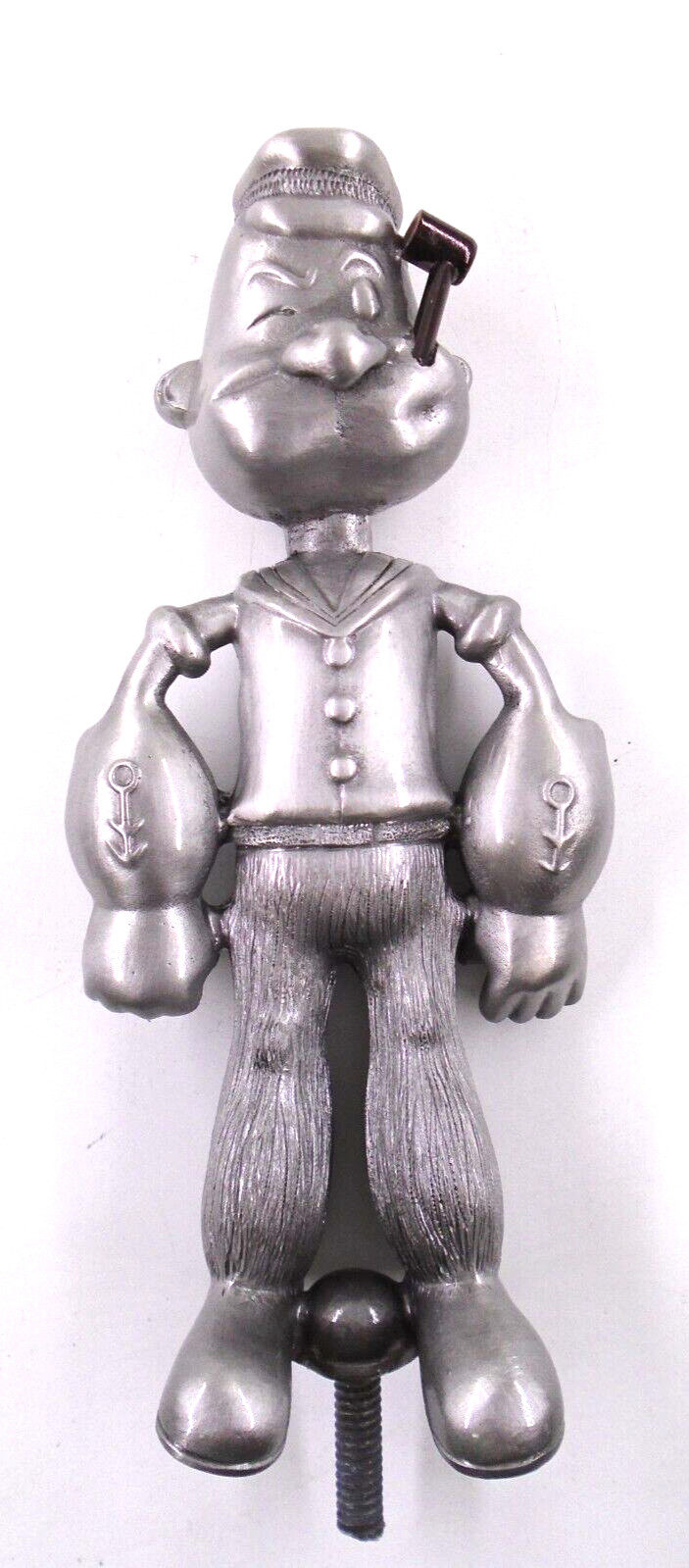 popeye, olive oil, spinach, brutus ratrod car hood ornament