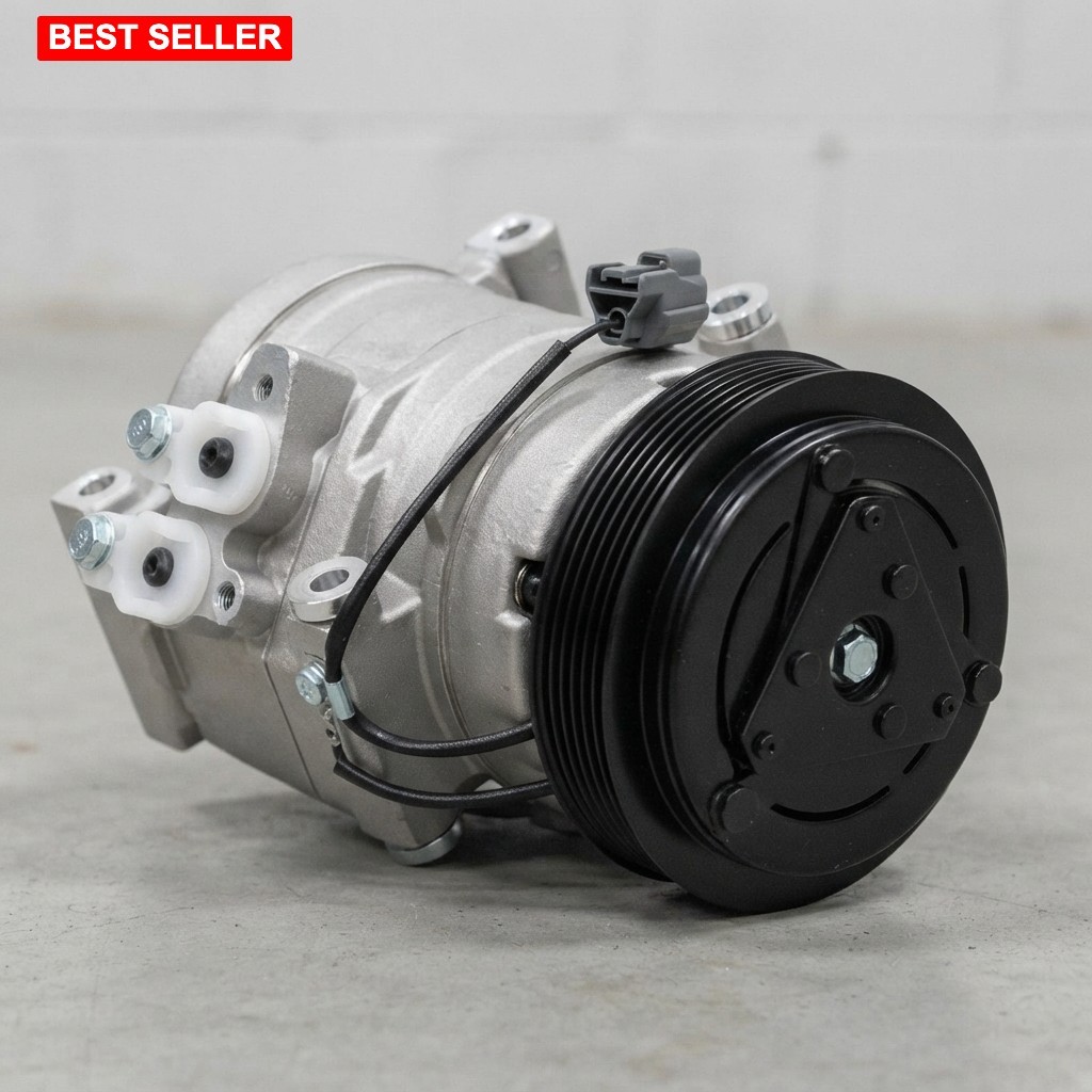 Compressor Clutch 12V Silver Replacement Silent Operation Suitable Acura Hond...