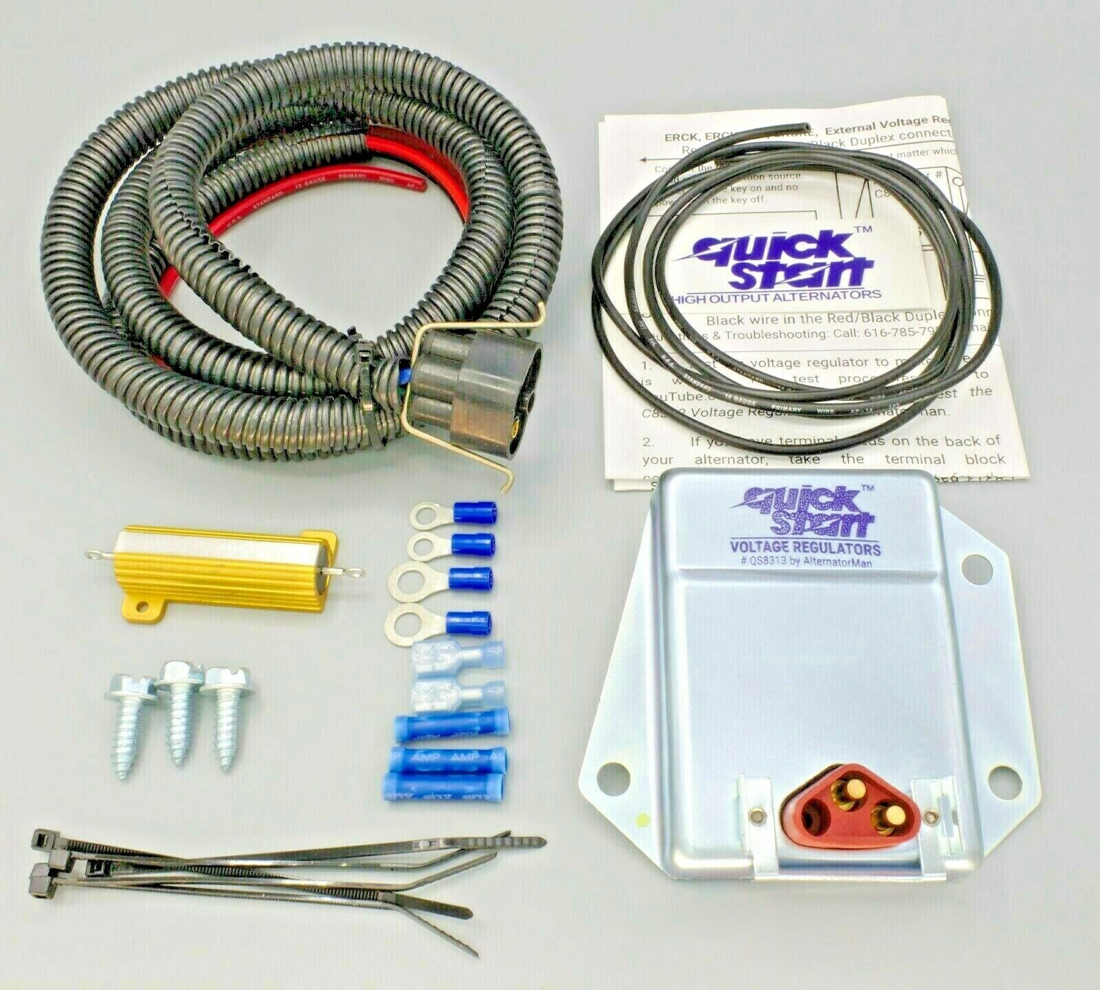 DODGE VOLTAGE REGULATOR KIT, HEAVY DUTY EXTERNAL REGULATOR KIT