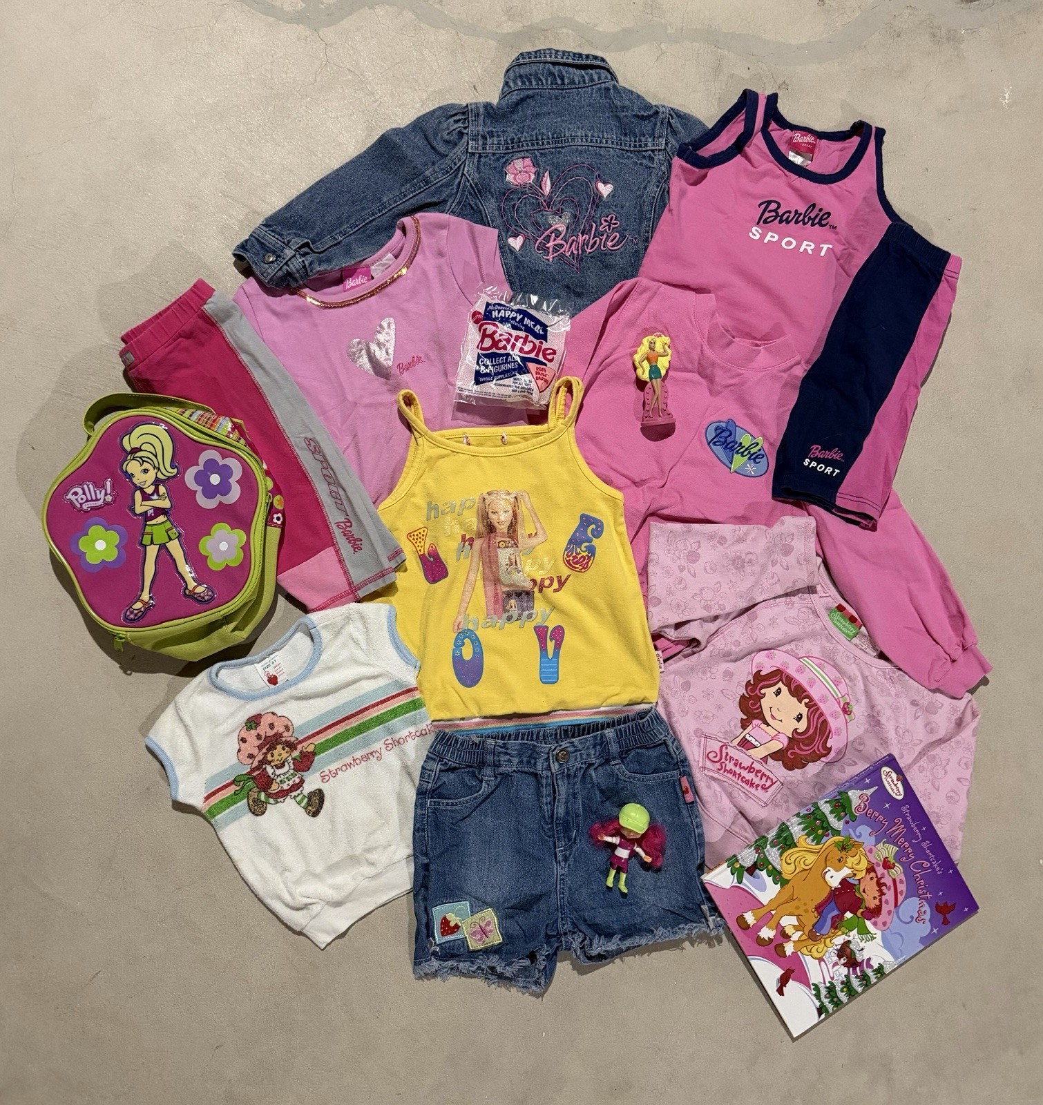 Grail Vintage 90s Y2k Kids Barbie Strawberry Shortcake Character Lot Grail Vintage 90s Y2k Kids Barbie Strawberry Shortcake Character Lot