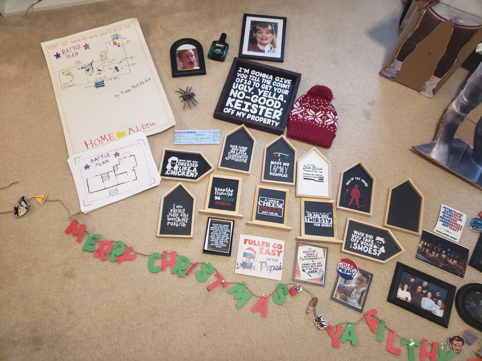 Home Alone Party Huge Interior Decor Party Lot  LOOK WOW