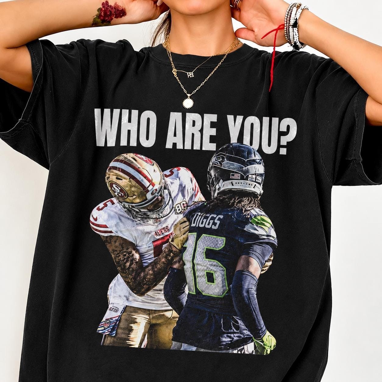 Mike Evans Who Are You T Shirt Funny San Francisco Football Meme Vintage Game Da