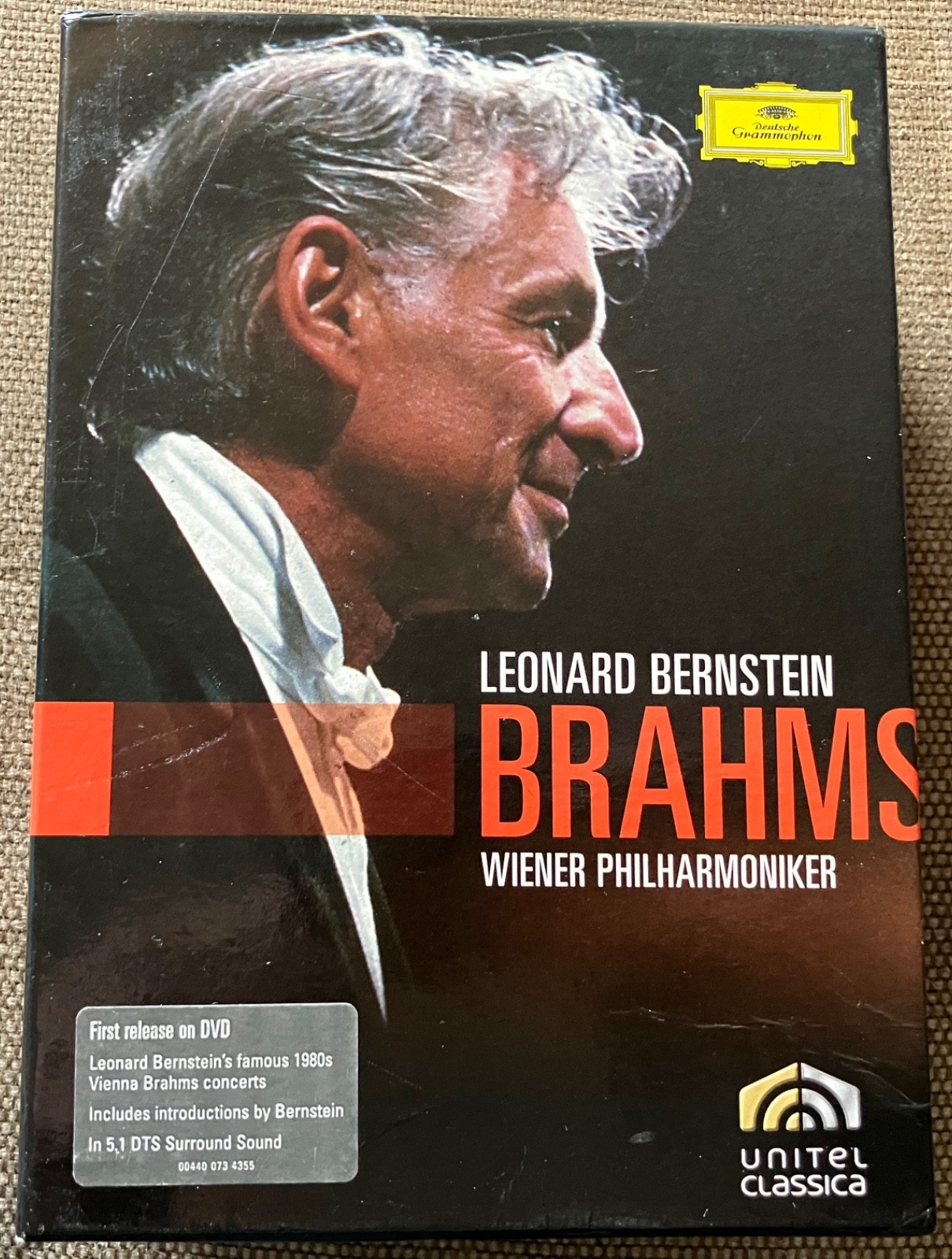 Leonard Bernstein Conducts Brahms (5 Disc DVD) Box Set Wiener Philharmoniker