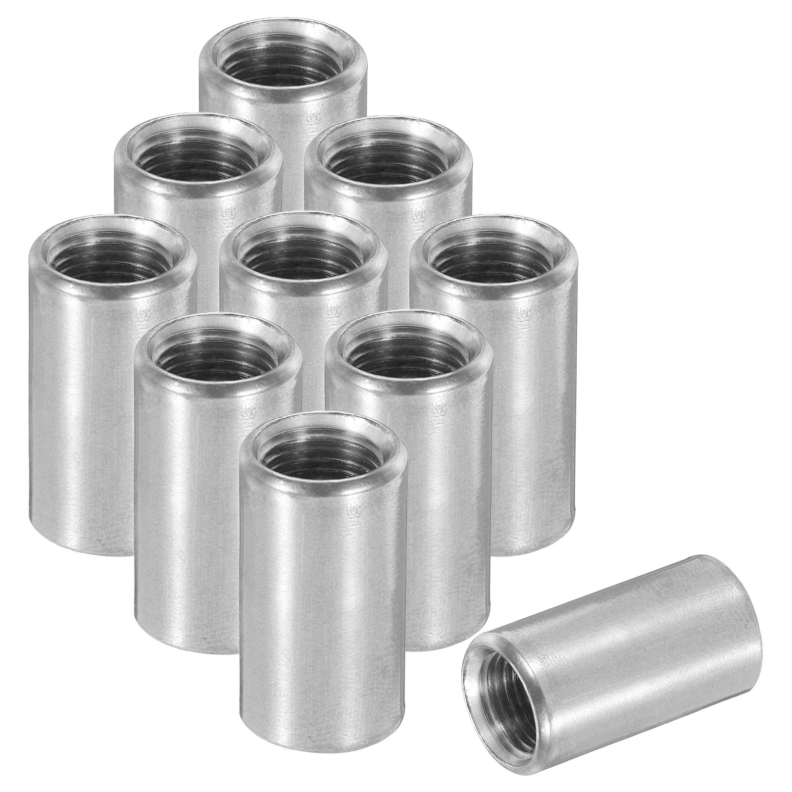 10Pcs Weld Coupling 304 Stainless Steel 1/8 NPT Female Half Threaded Connector