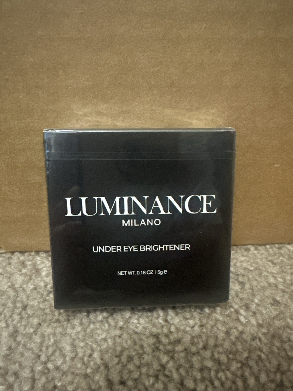 Luminance Milano Under Eye Brightener Pink Peach SEALED 0.18 Oz. 5g EXP 07/ 29