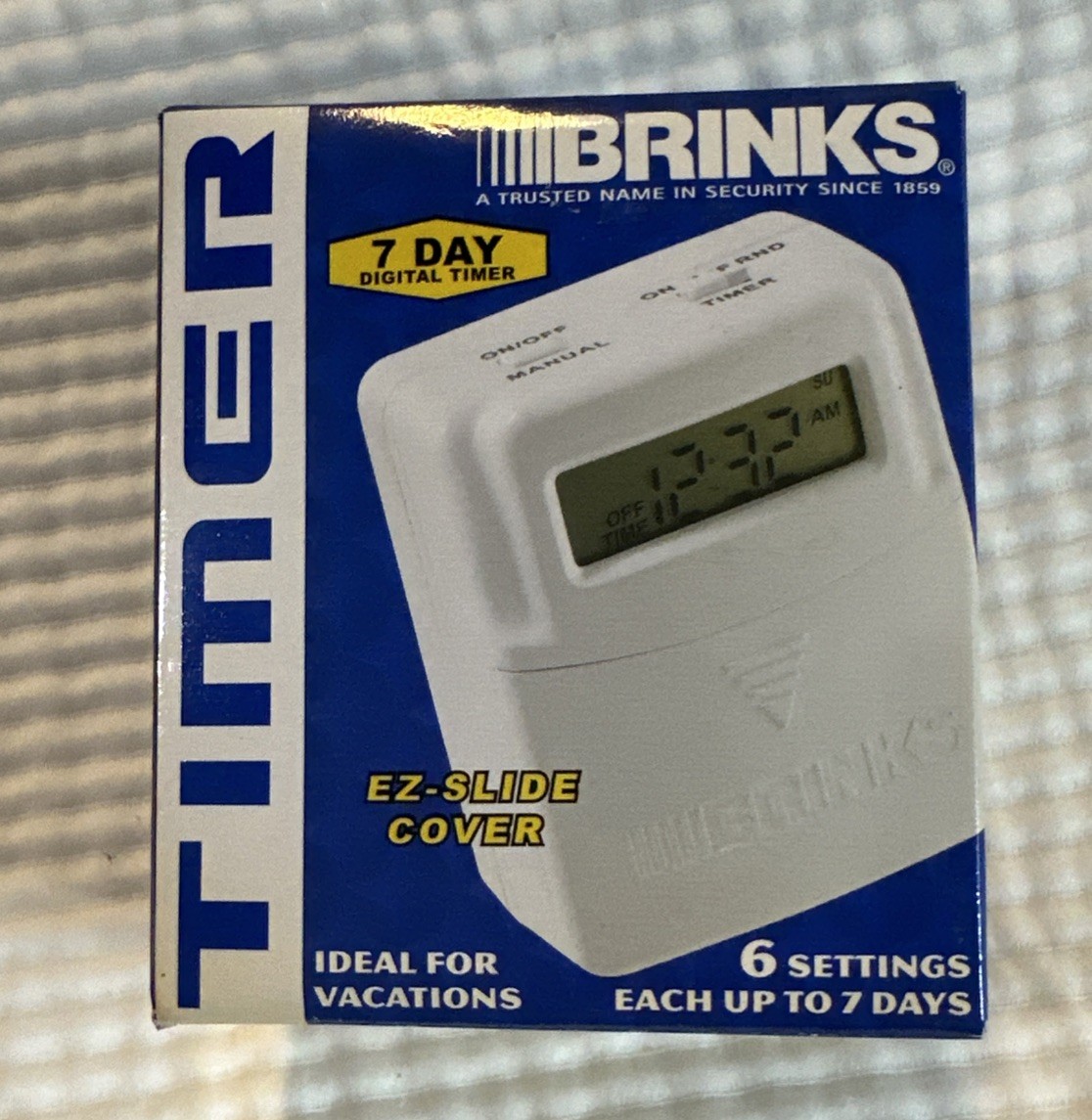 Brinks 7 Day Digital Programmable Timer Security Planning 44-1030 NEW Open Box Brinks 7 Day Digital Programmable Timer Security Planning 44-1030 NEW Open Box