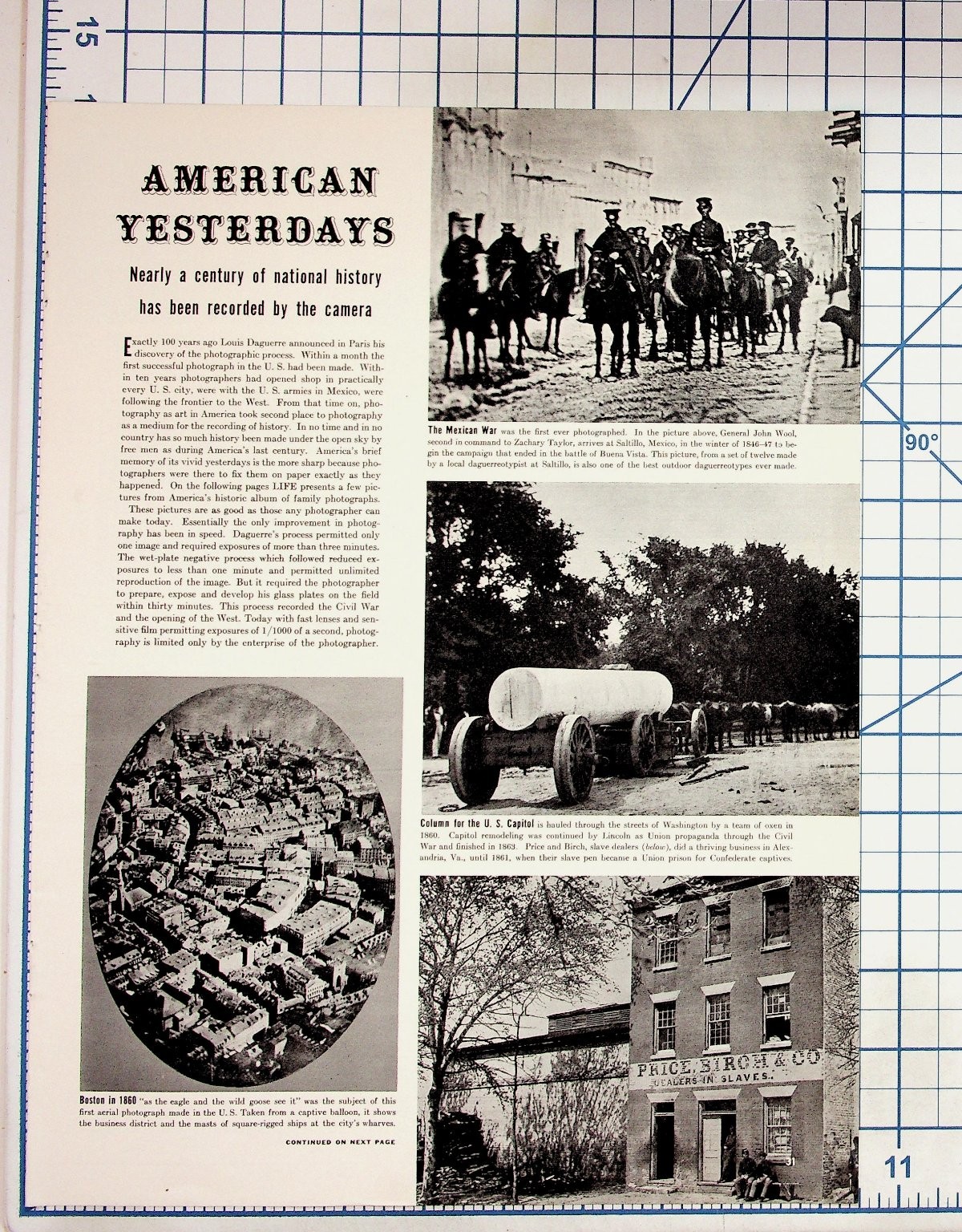 American Yesterdays 1840s-1890s Historical Photos Magazine Article Ephemera