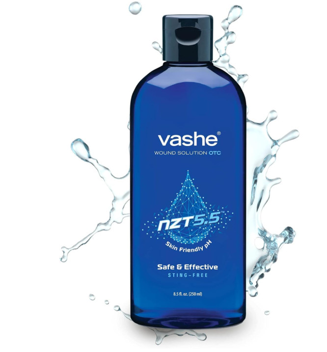 Vashe Wound Solution, 8.5 oz – Hypochlorous Acid Wound Cleanser, OTC Care