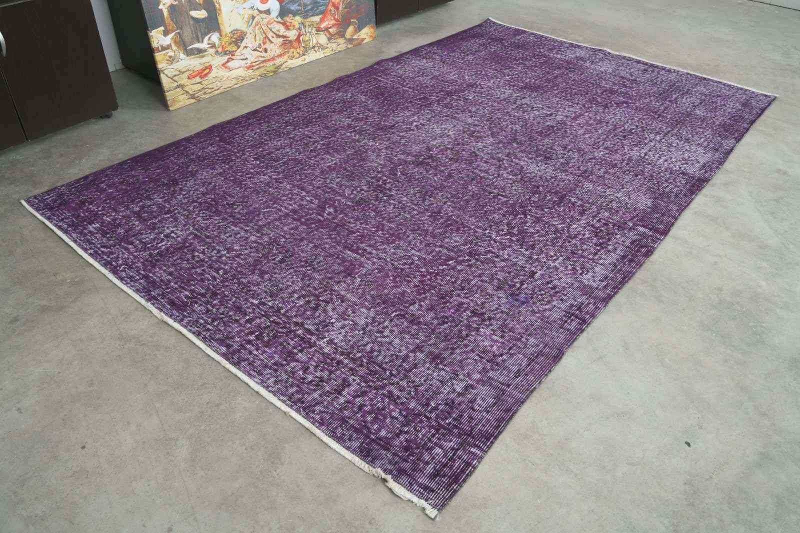6x9 Turkish Antique Rug Anatolian Hand-Knotted Vintage Oushak Large Carpet,502 6x9 Turkish Antique Rug Anatolian Hand-Knotted Vintage Oushak Large Carpet,502