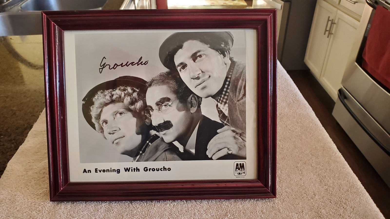 Groucho Marx autographed photograph. 8\