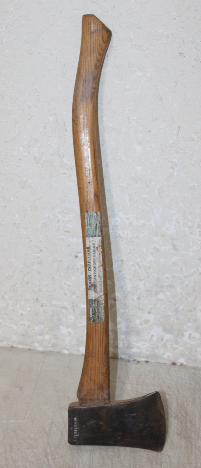 Vintage Craftsman Camping Axe 27'' CRSFTSMAN HANDLE Vintage Craftsman Camping Axe 27'' CRSFTSMAN HANDLE