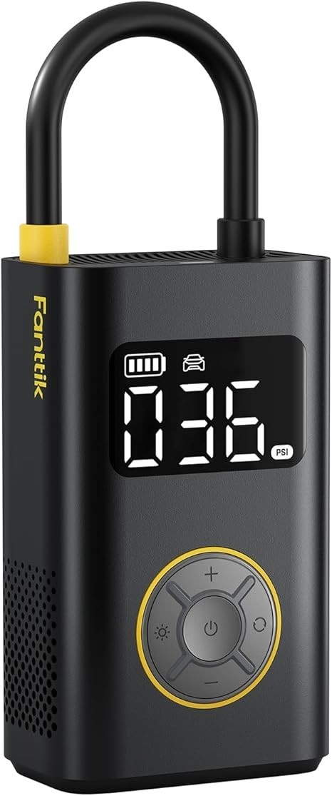 Fanttik X9 Pro Portable Tire Inflator for Compact Car, 1Min Fast Inflate Electri