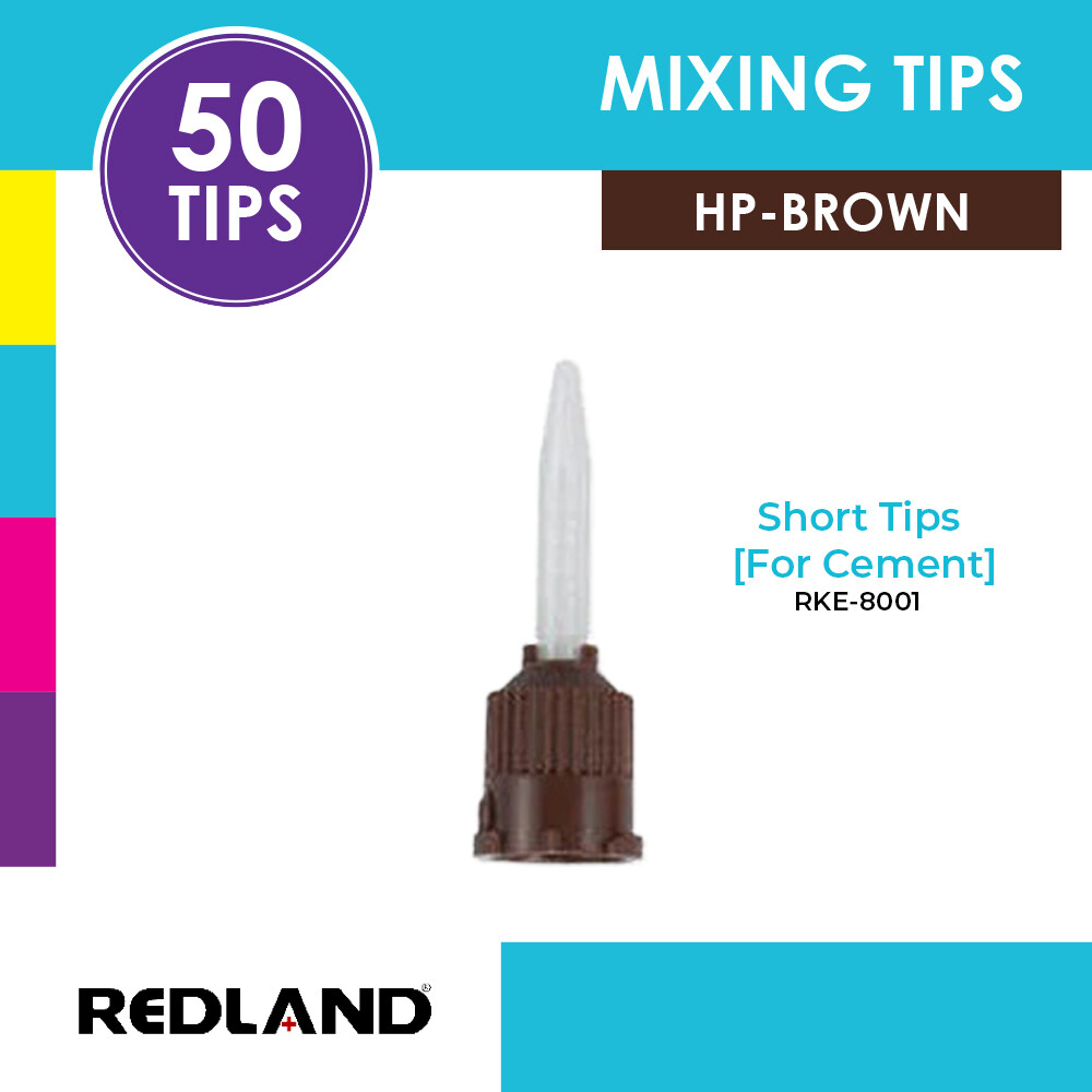REDLAND Dental Mixing Tips for Impression Material, C&B, Cements (50/BAG)