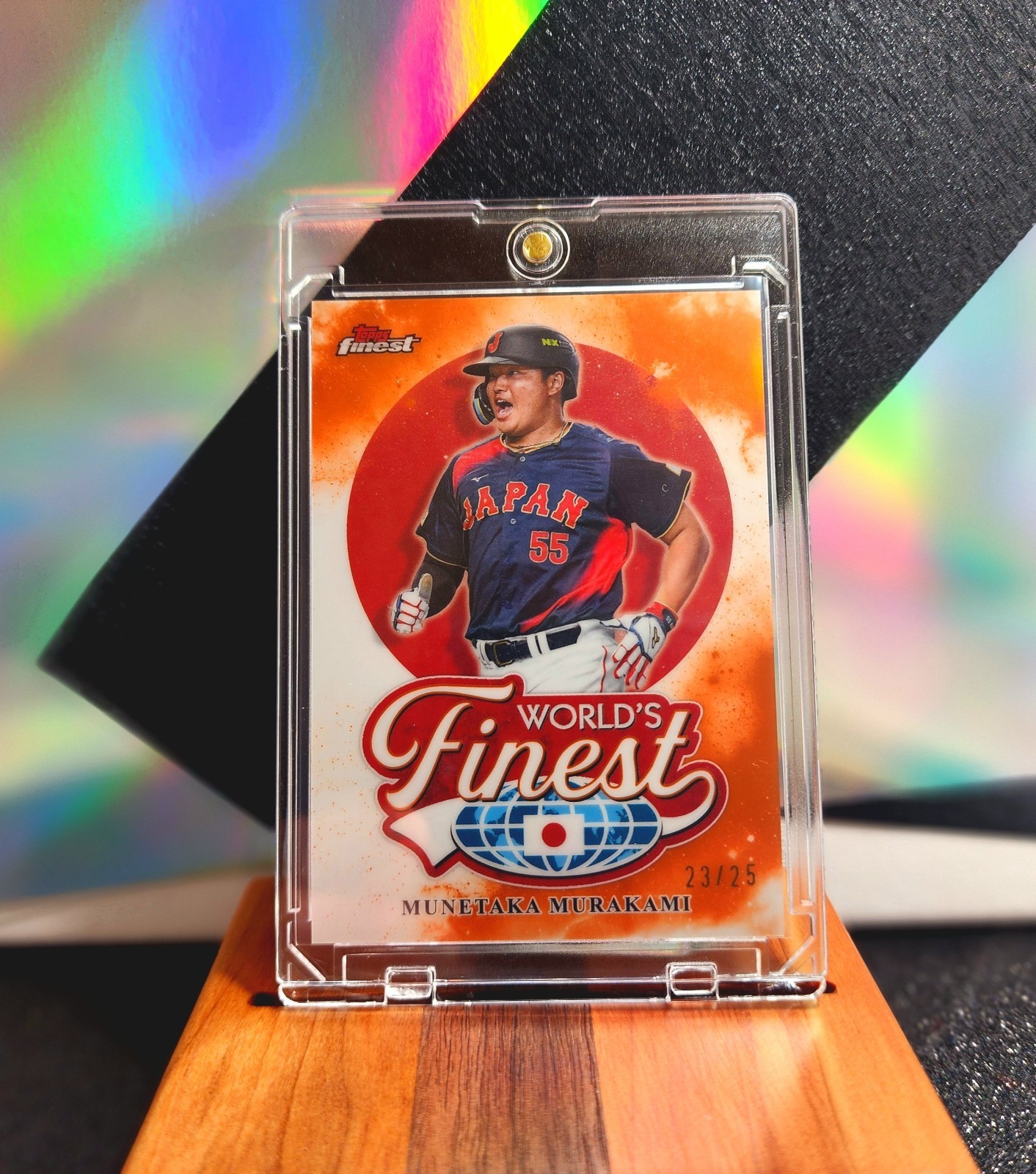 2026 Munetaka Murakami Topps WORLD\'S Finest Chrome ORANGE✨️ 23/25 GRADE ME✨️