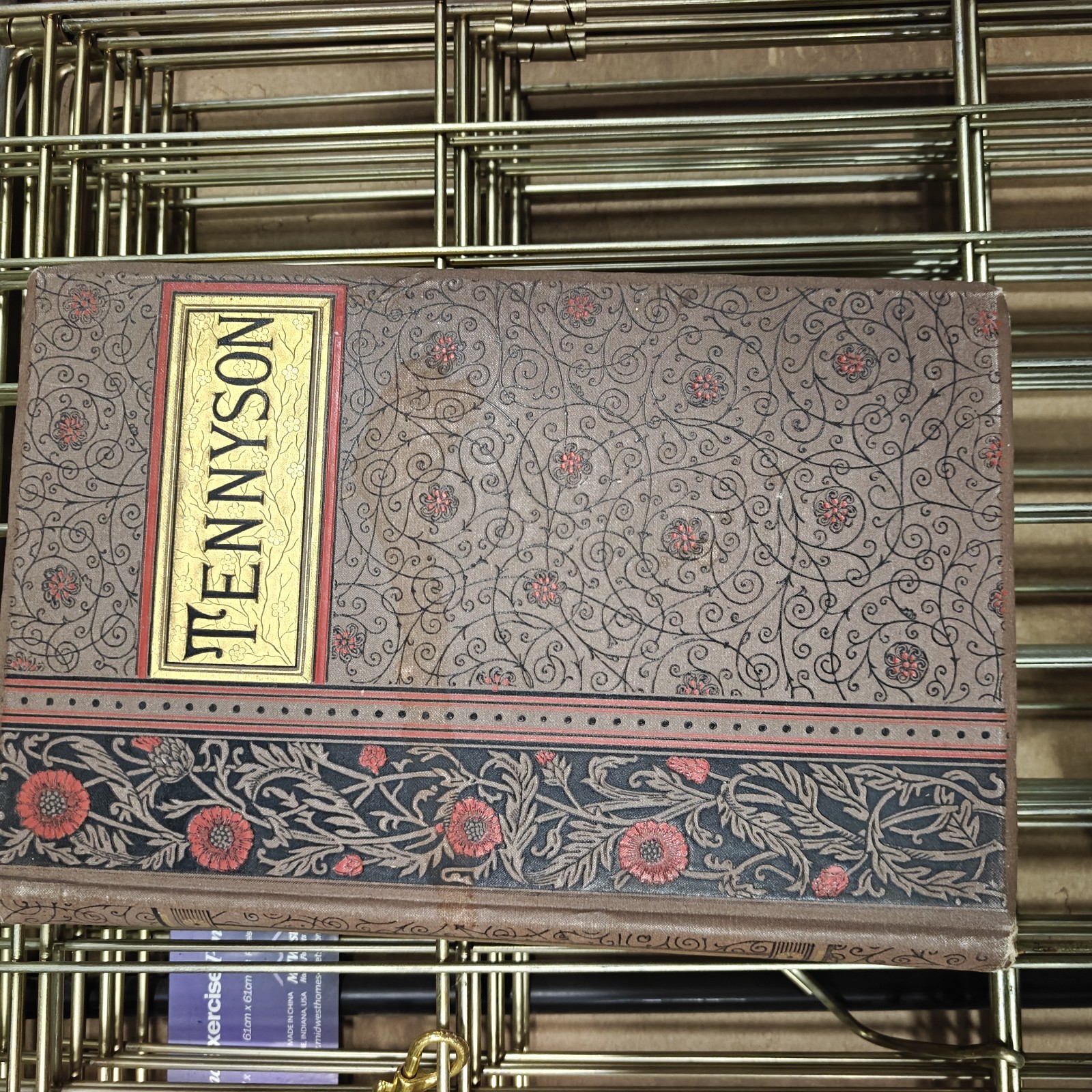 § 📖 Poetical Works of Alfred Lord Tennyson • 1892 Antique HC Illustrated