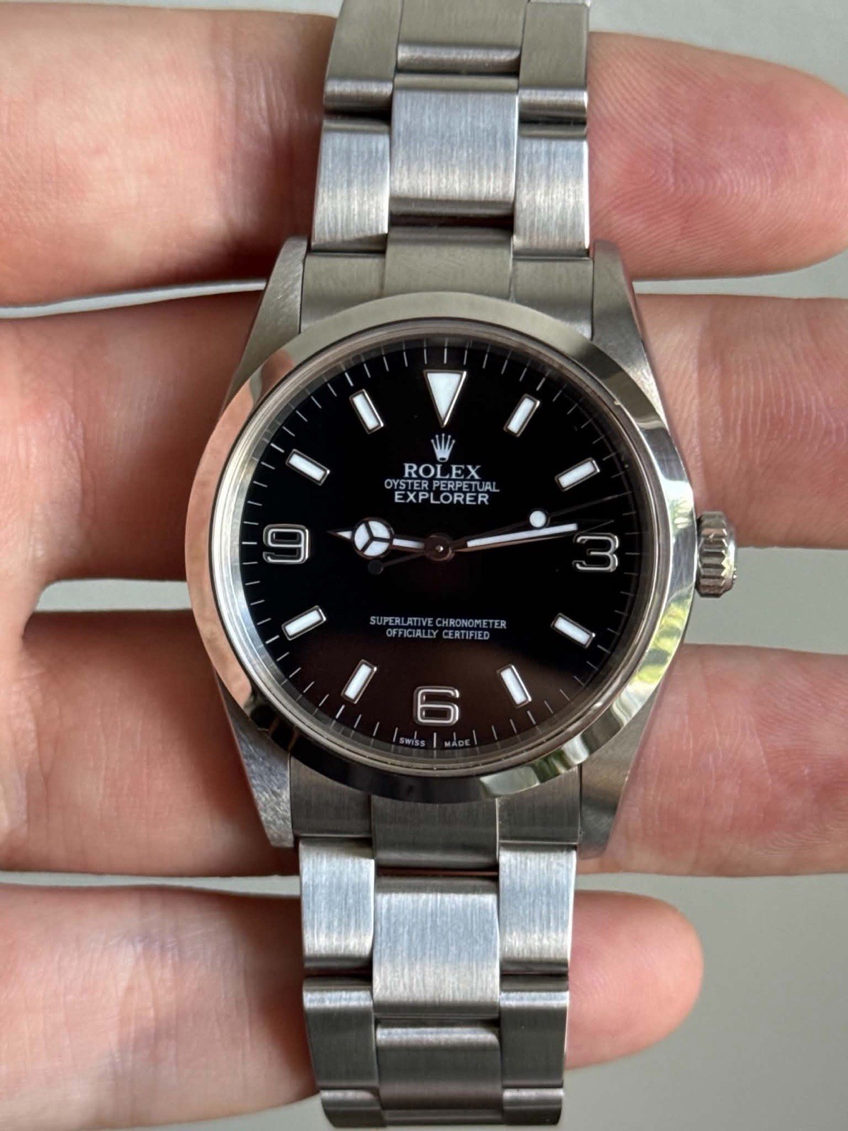 Rolex Explorer 114270 36mm Oyster Bracelet D Serial 2005 Rolex Explorer 114270 36mm Oyster Bracelet D Serial 2005