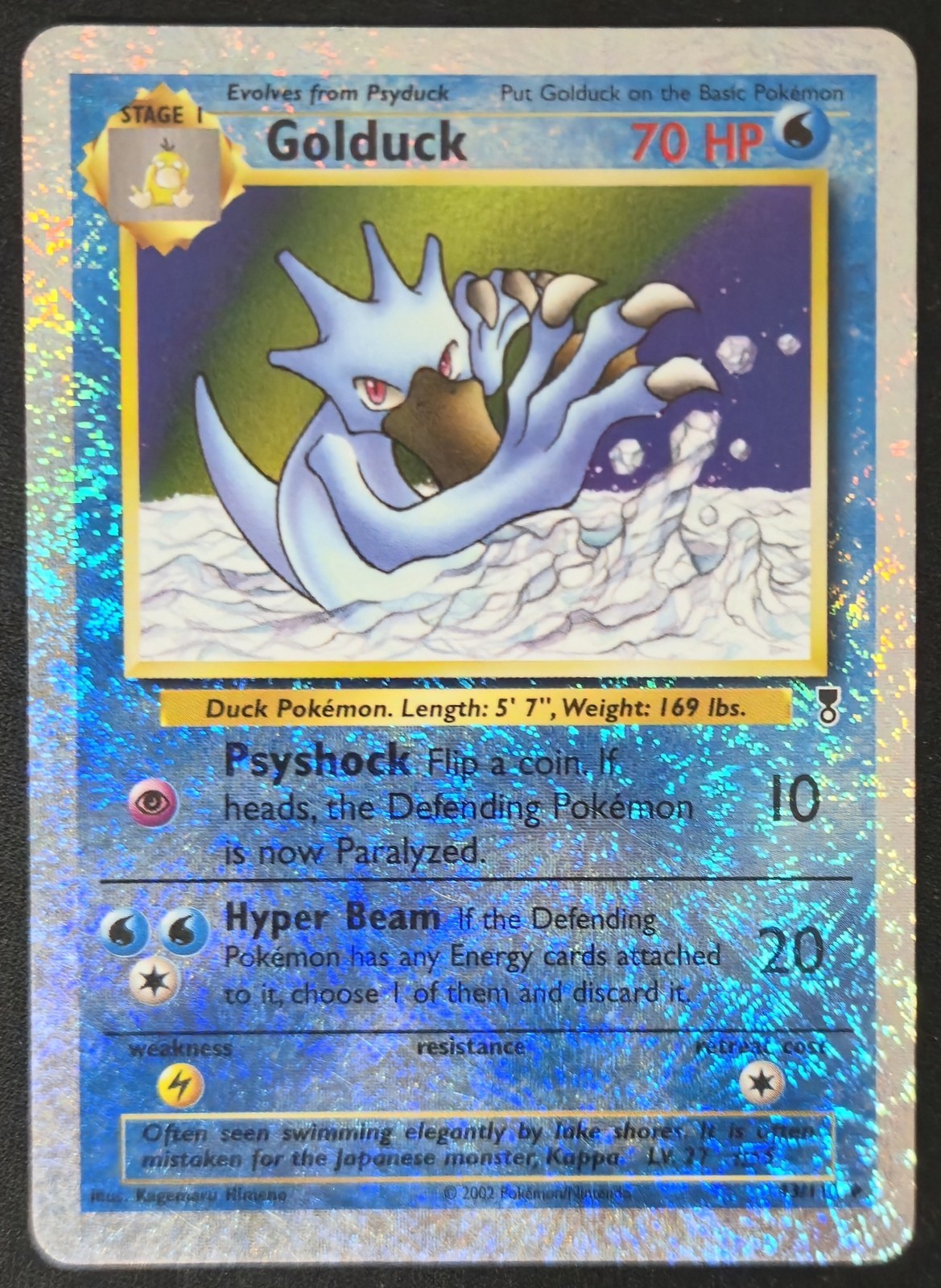 Golduck 43/110 Legendary Collection Fireworks Reverse Holo Pokémon TCG 2002 LP