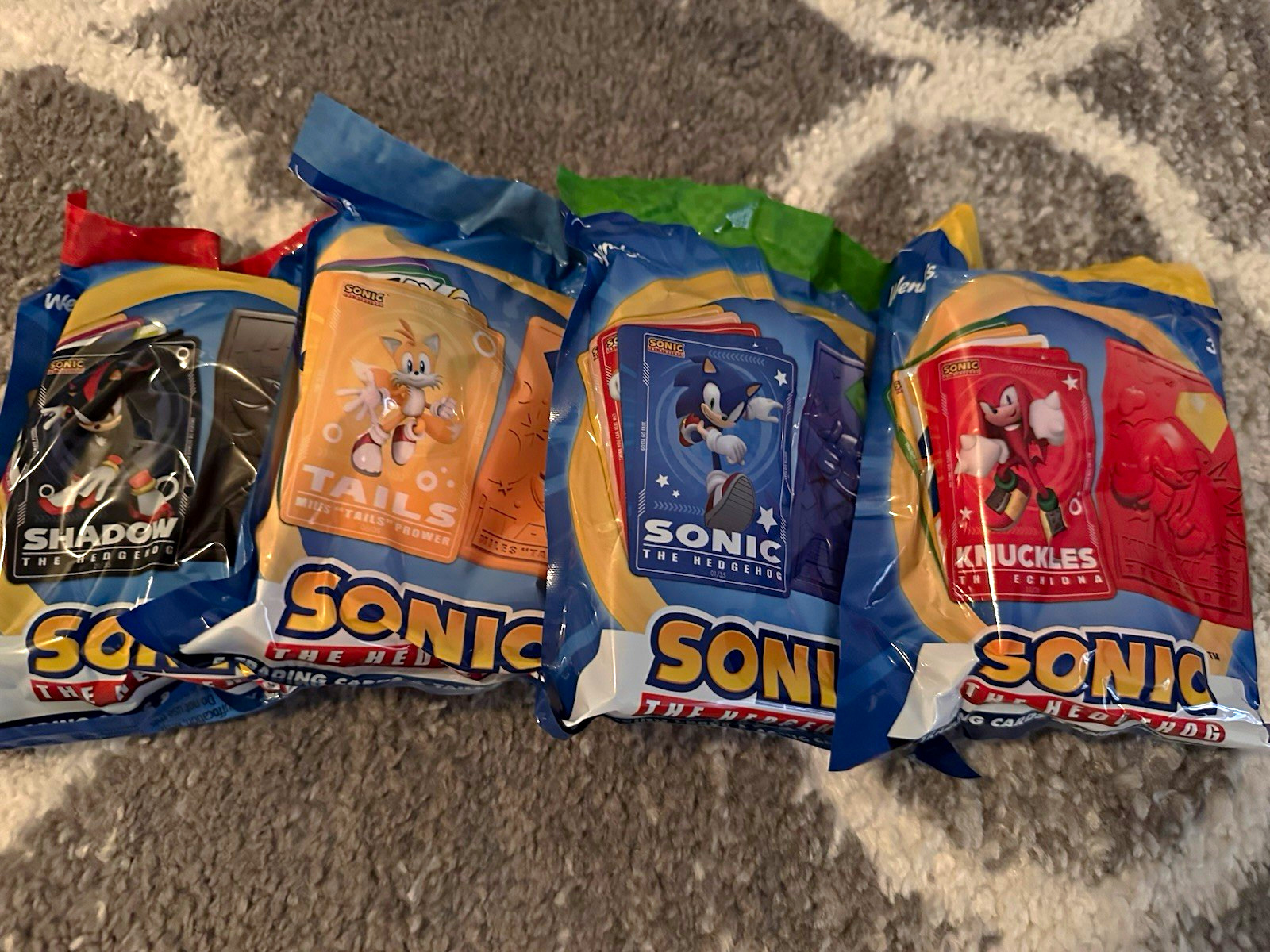 Sonic Sonic the Hedgehog Trading Card Packs Sealed Lot 4 (5 Cards each) 2026 Sonic Sonic the Hedgehog Trading Card Packs Sealed Lot 4 (5 Cards each) 2026
