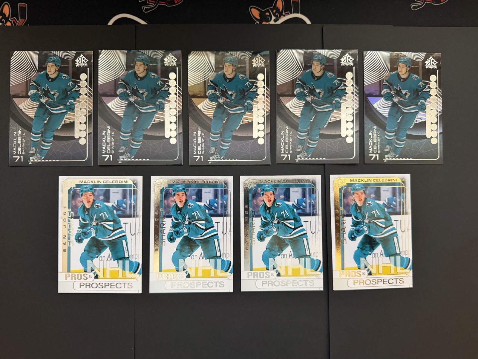 2024-25  Macklin Celebrini Rookie Card Lot - 18 Cards San Jose Sharks