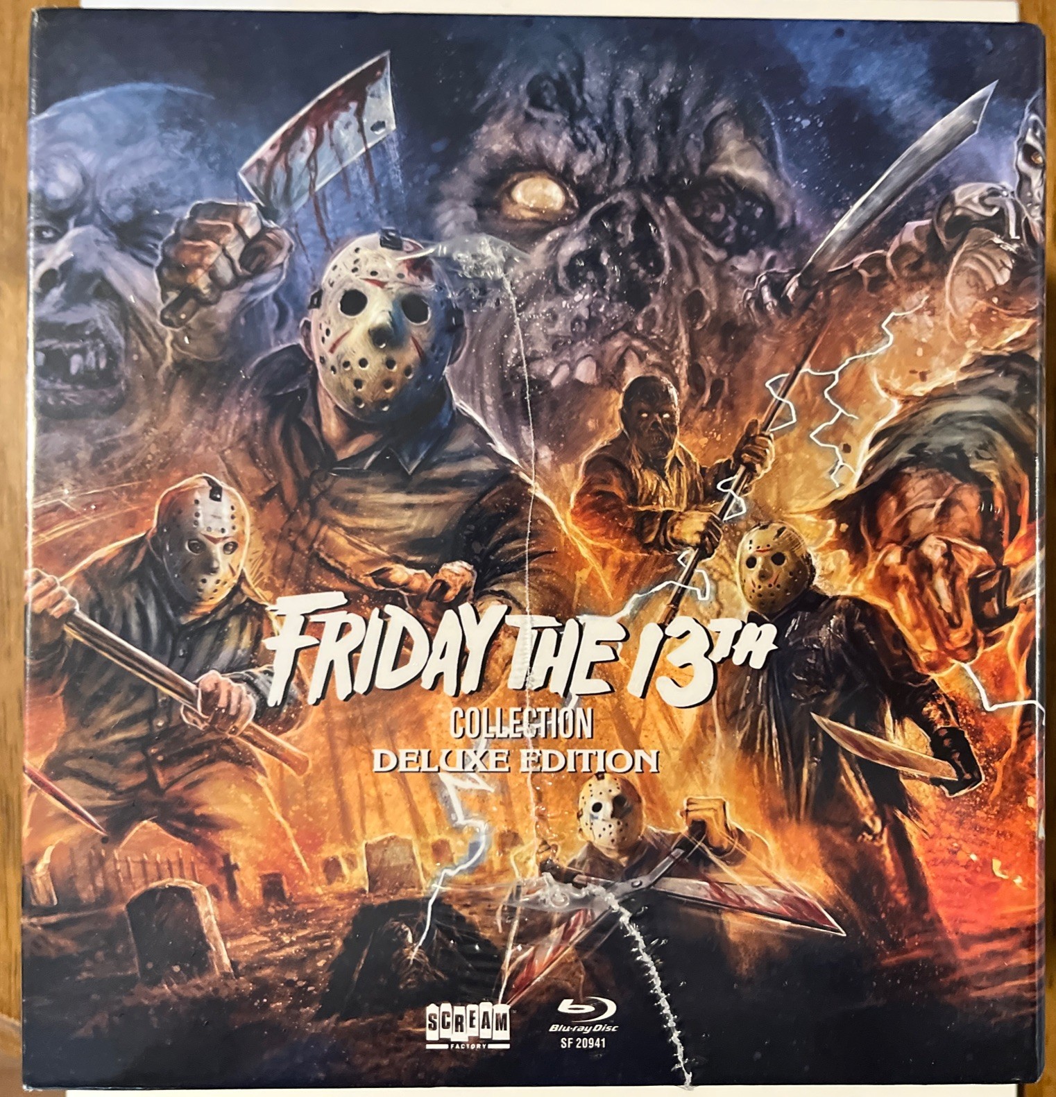 Friday the 13th Collection (Deluxe Edition) Blu-ray + Replacement Discs 