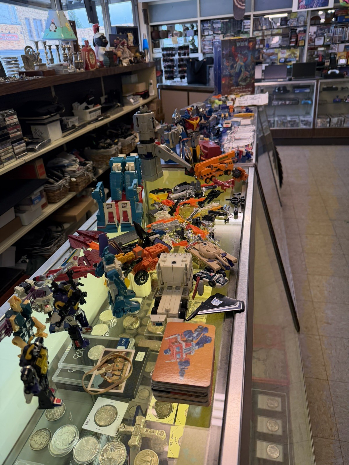 Vintage Hasbro Takara G1 Transformers Lot 100’s of Pieces, 105 card lot + More