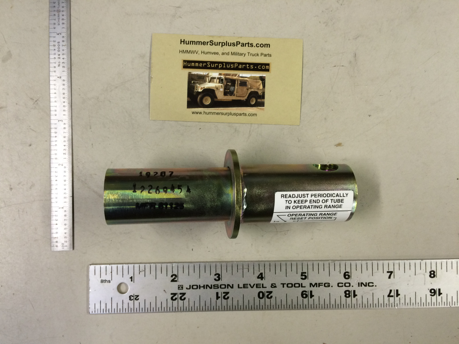 Spring Housing Sleeve / Bushing / Spacer 12269454 2990-01-128-0088 - J0815