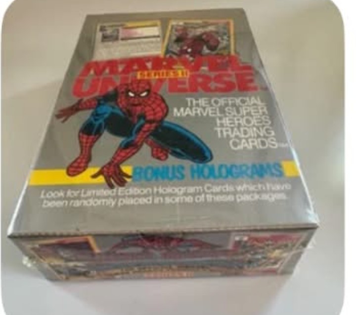 Marvel Universe Series 2 Factory sealed trading cards box Impel 1991 holograms Marvel Universe Series 2 Factory sealed trading cards box Impel 1991 holograms