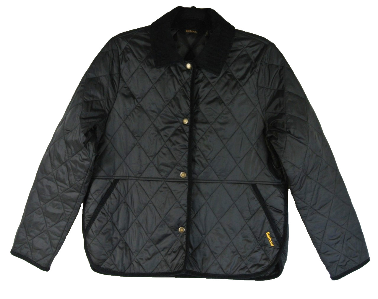 NEW, BARBOUR Clydebank Quilted Jacket  in Black Sz 12 #SJ2619