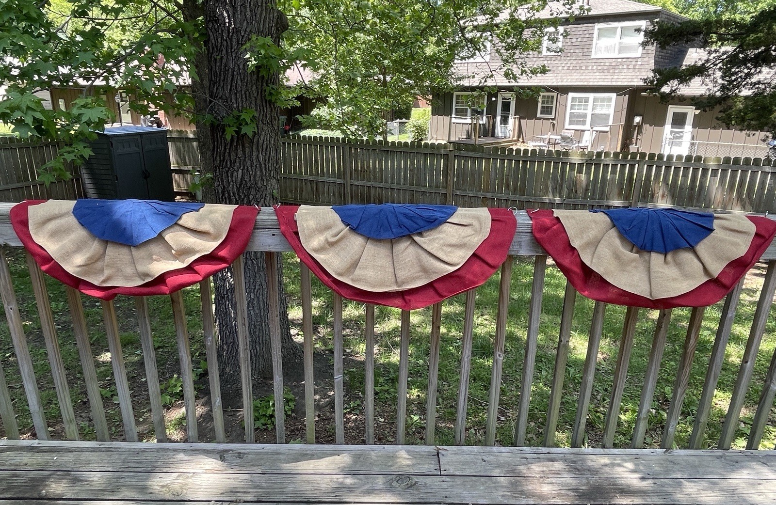 POTTERY BARN Americana Heritage USA Flag Burlap Window Bunting 34”x 16” LOT OF 3 POTTERY BARN Americana Heritage USA Flag Burlap Window Bunting 34”x 16” LOT OF 3