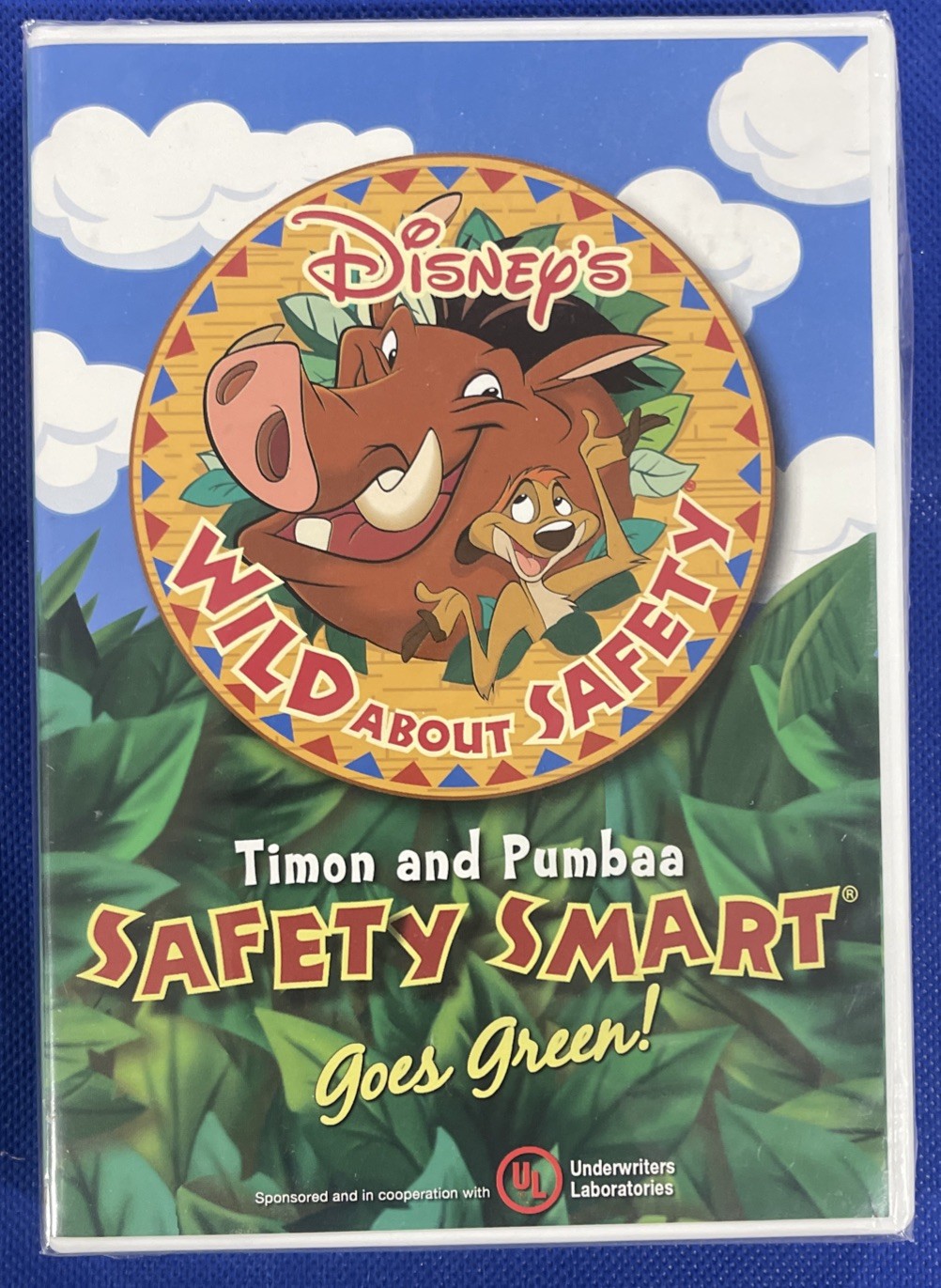 Disneys Wild About Safety Timon and Pumbaa: Safety Smart Goes Green Sealed DVD
