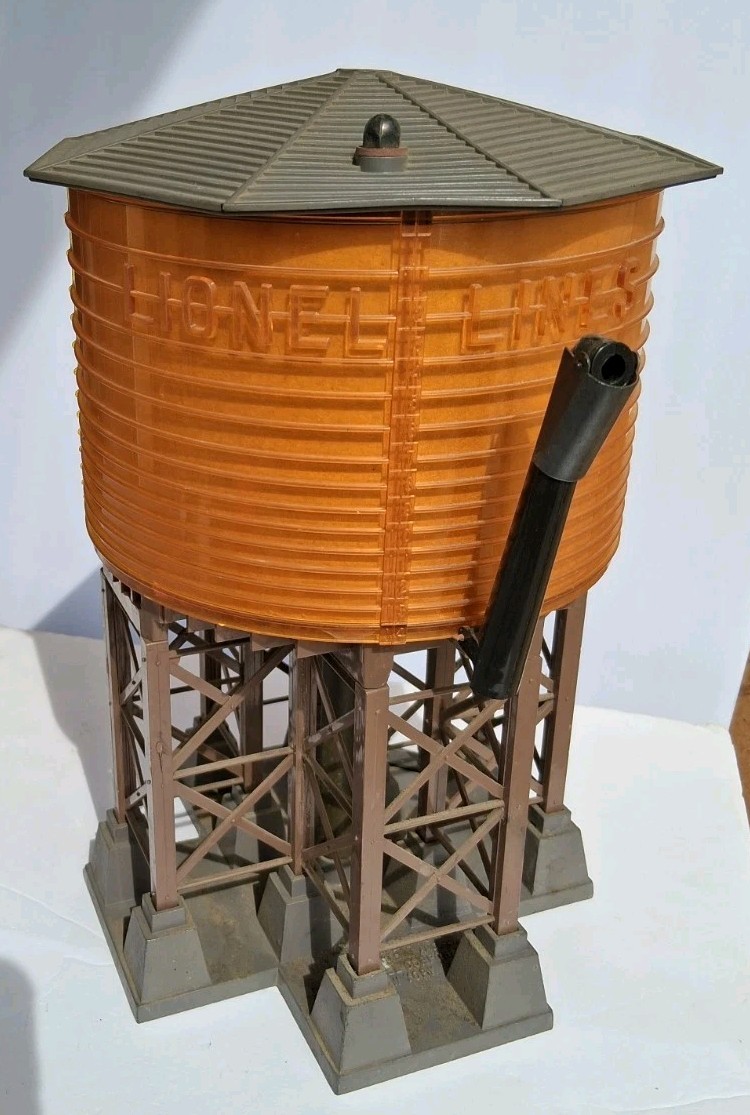 Vtg Lionel Postwar No. 38 Pumping Water Tower O Gauge Railroad Parts/Repair