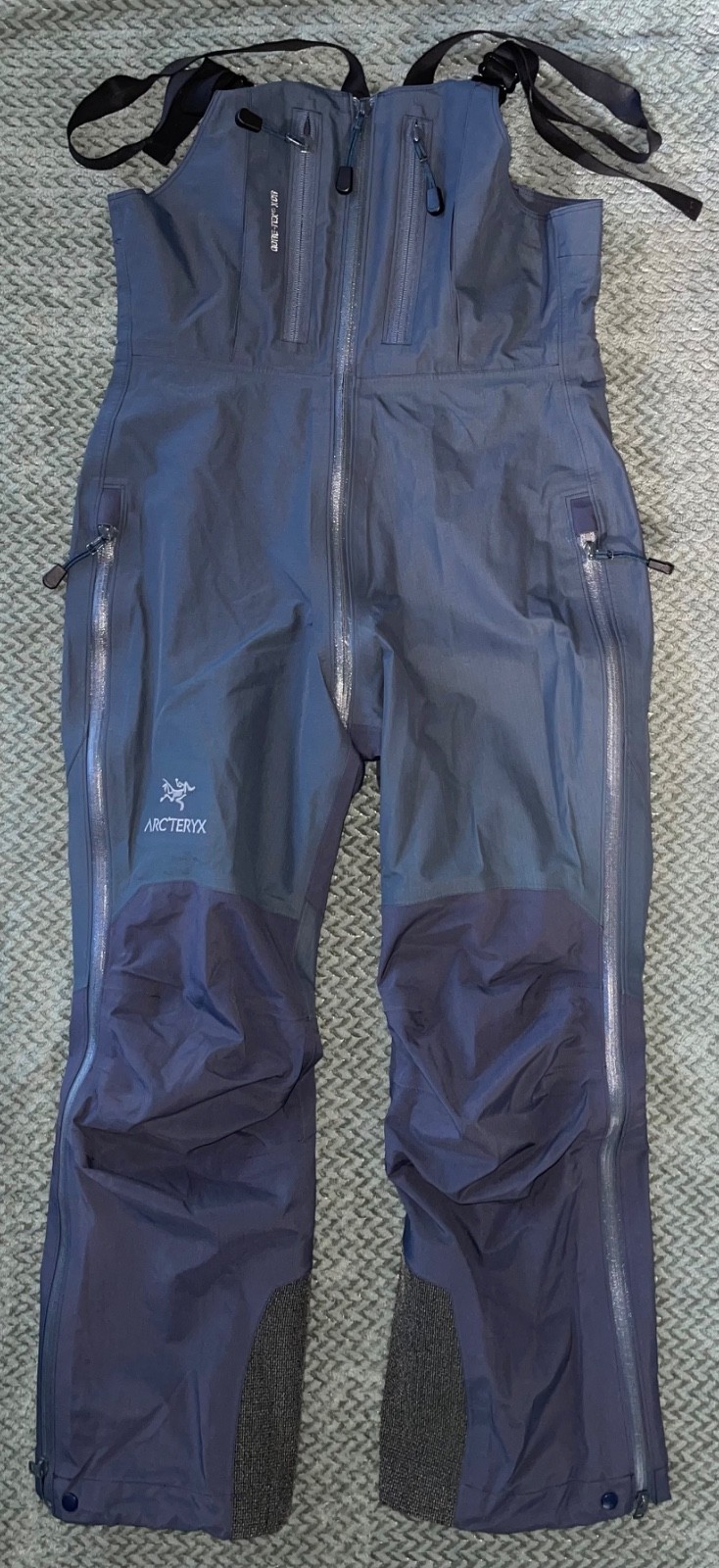 Arc\'teryx Alpha SV Bib Pant Gore-Tex XCR Cinder (2006) Made In Canada Rare