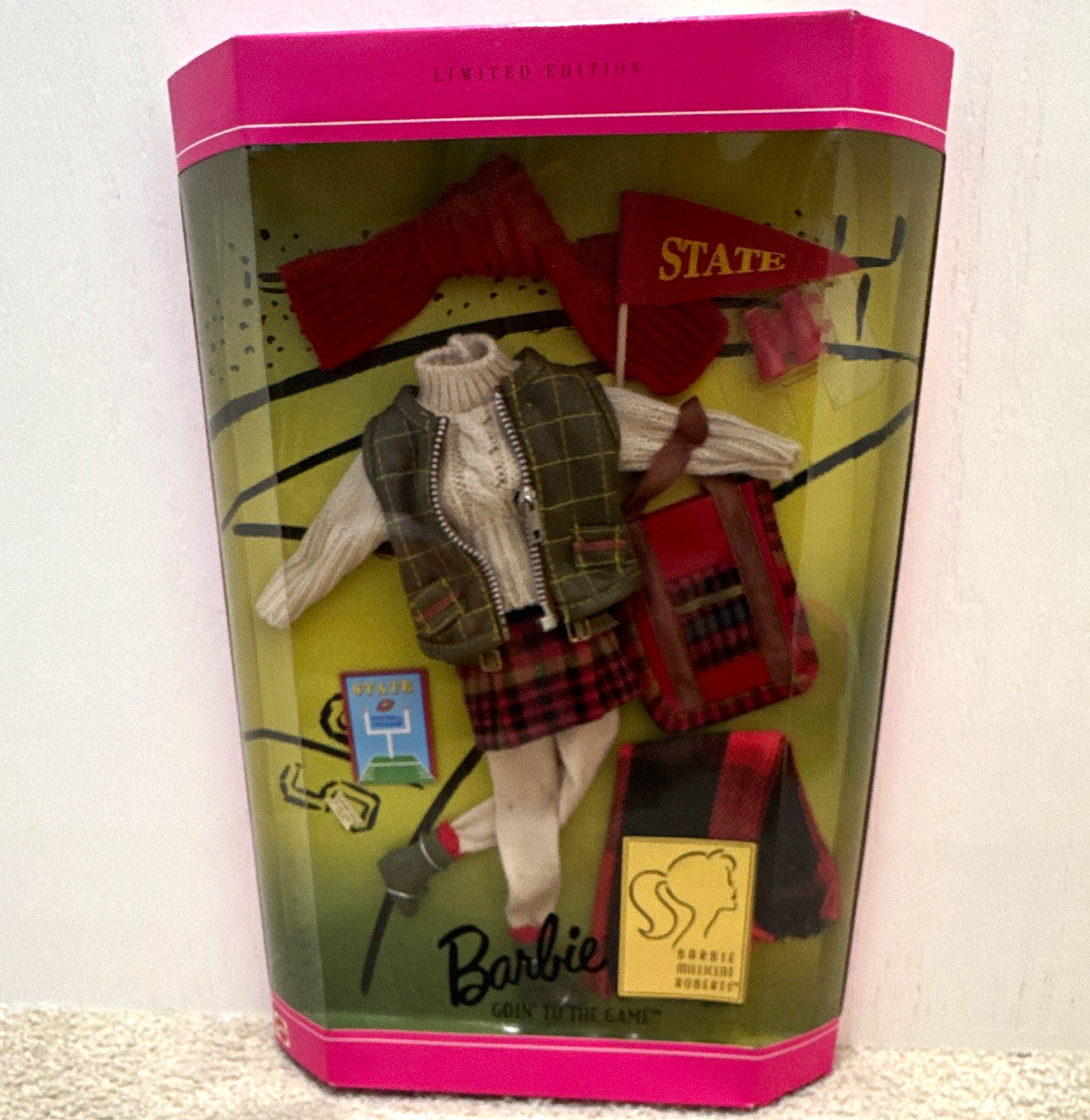 Mattel Barbie Millicent Roberts 1996 Limited Edition Sports Outfit w/Bag NIB Mattel Barbie Millicent Roberts 1996 Limited Edition Sports Outfit w/Bag NIB